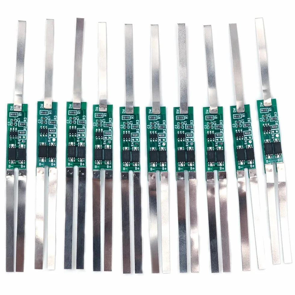 DollaTek 10Pcs 2S 7.4V 3.5A Doppio MOS Scheda di Protezione Bilanciamento per Li-ion 18650 Batteria