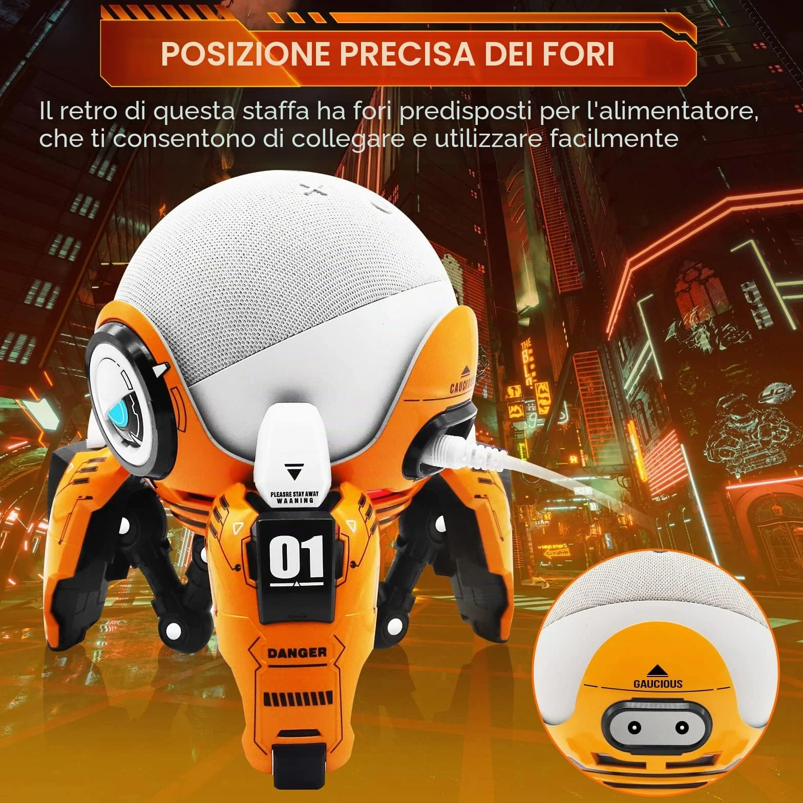 Supporto per Echo Dot 4a 5a Generazione Base di Cassa Bluetooth per HomePod Mini