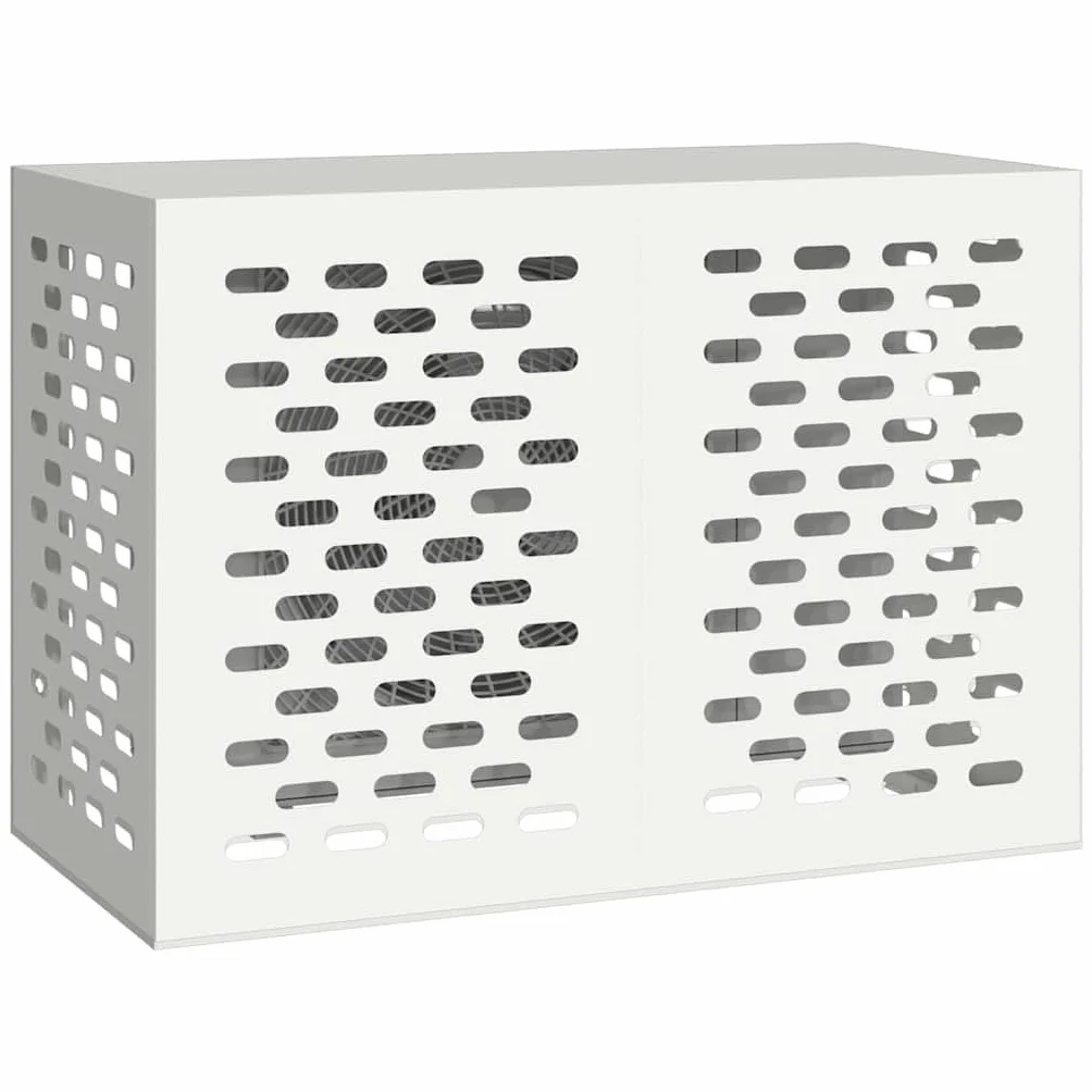 vidaXL Copertura per condizionatore d'Aria 100 x 50 x 70 cm Bianco Impermeabile Resistenza Invernale