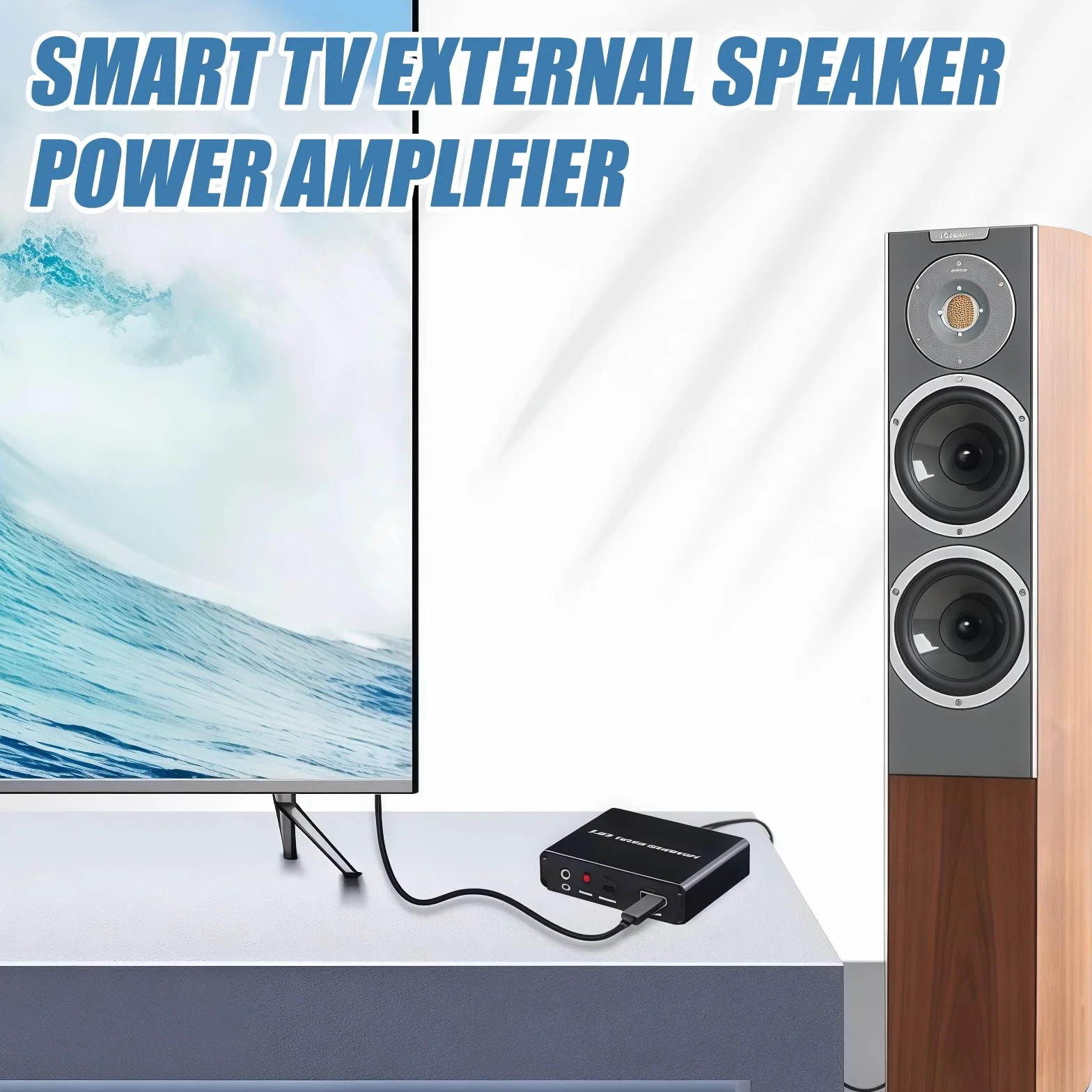 Konwerter HDMI ARC DAC audio optyczny koncentryczny 3,5 mm do soundbar home theater HDTV