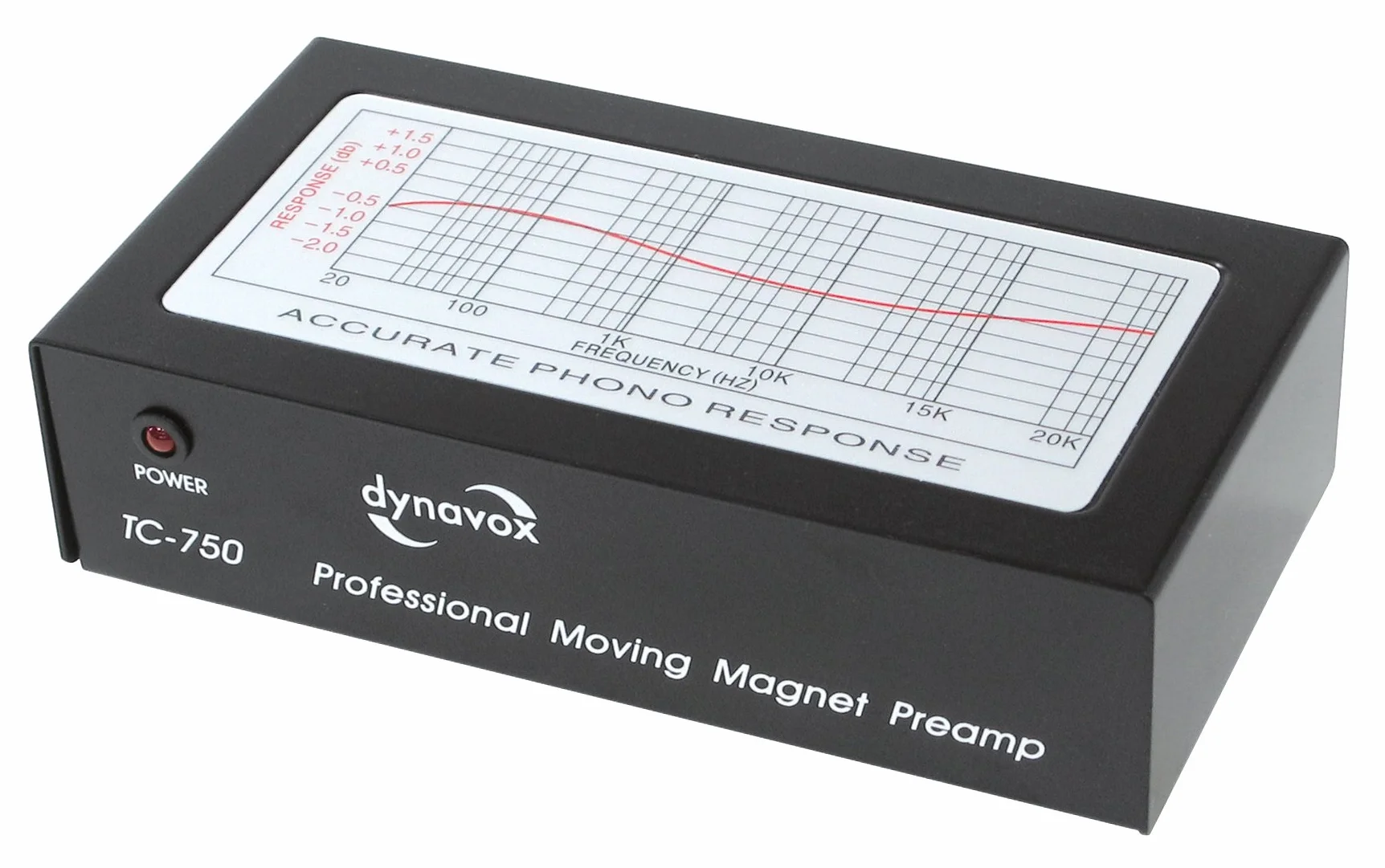 Dynavox TC-750 Preamplificatore MM Nero