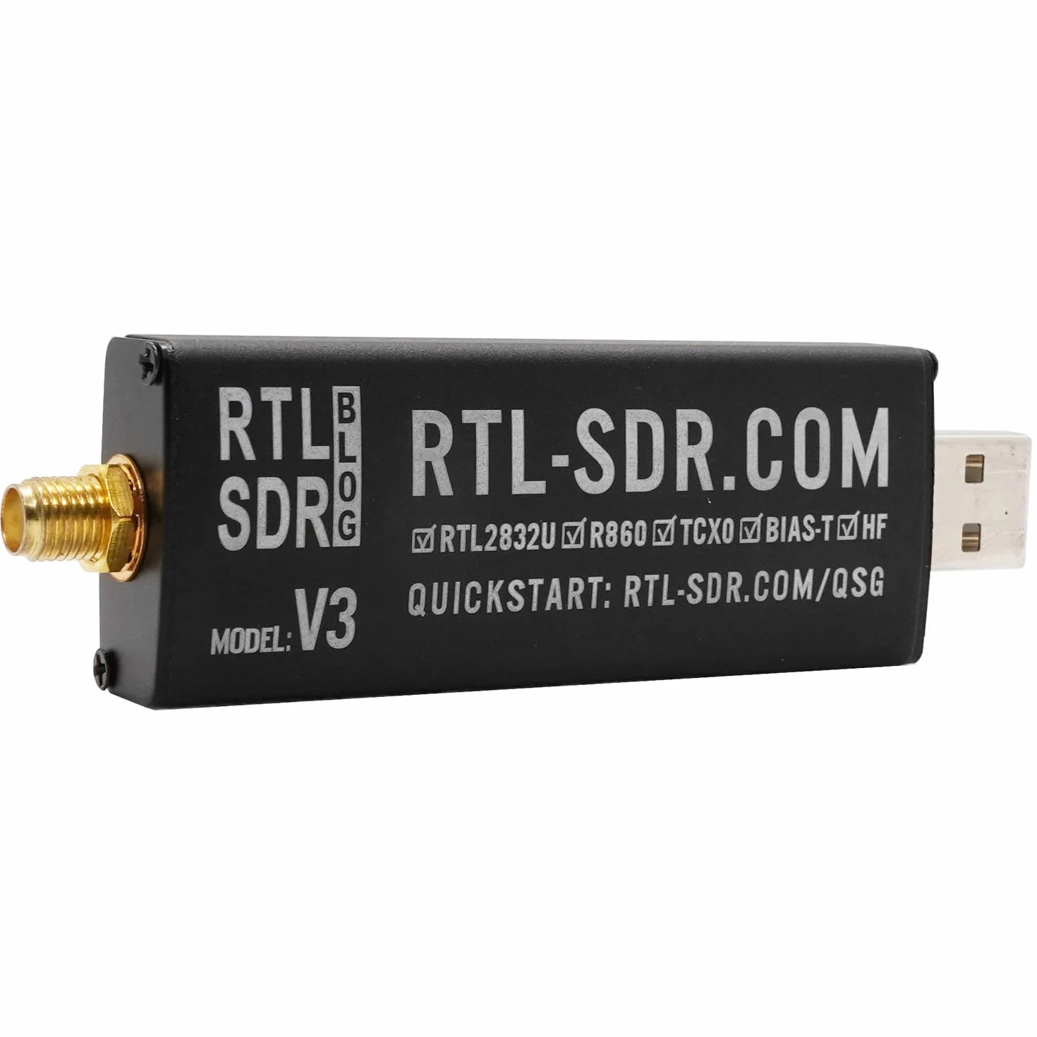 RTL-SDR Blog V3 R860 RTL2832U 1PPM TCXO SMA Software Defined Radio