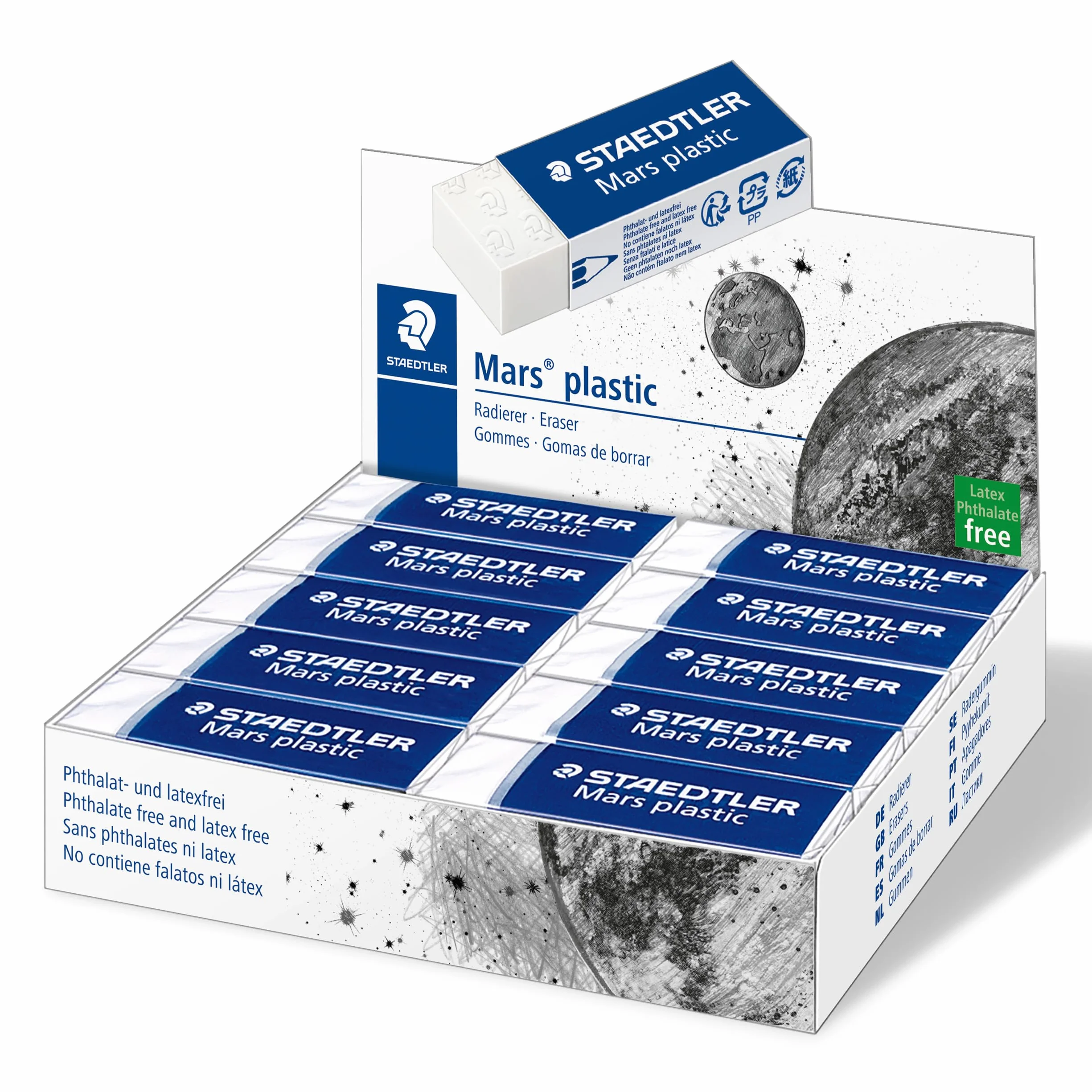 Staedtler Gomma Rettangolare Bianco 20