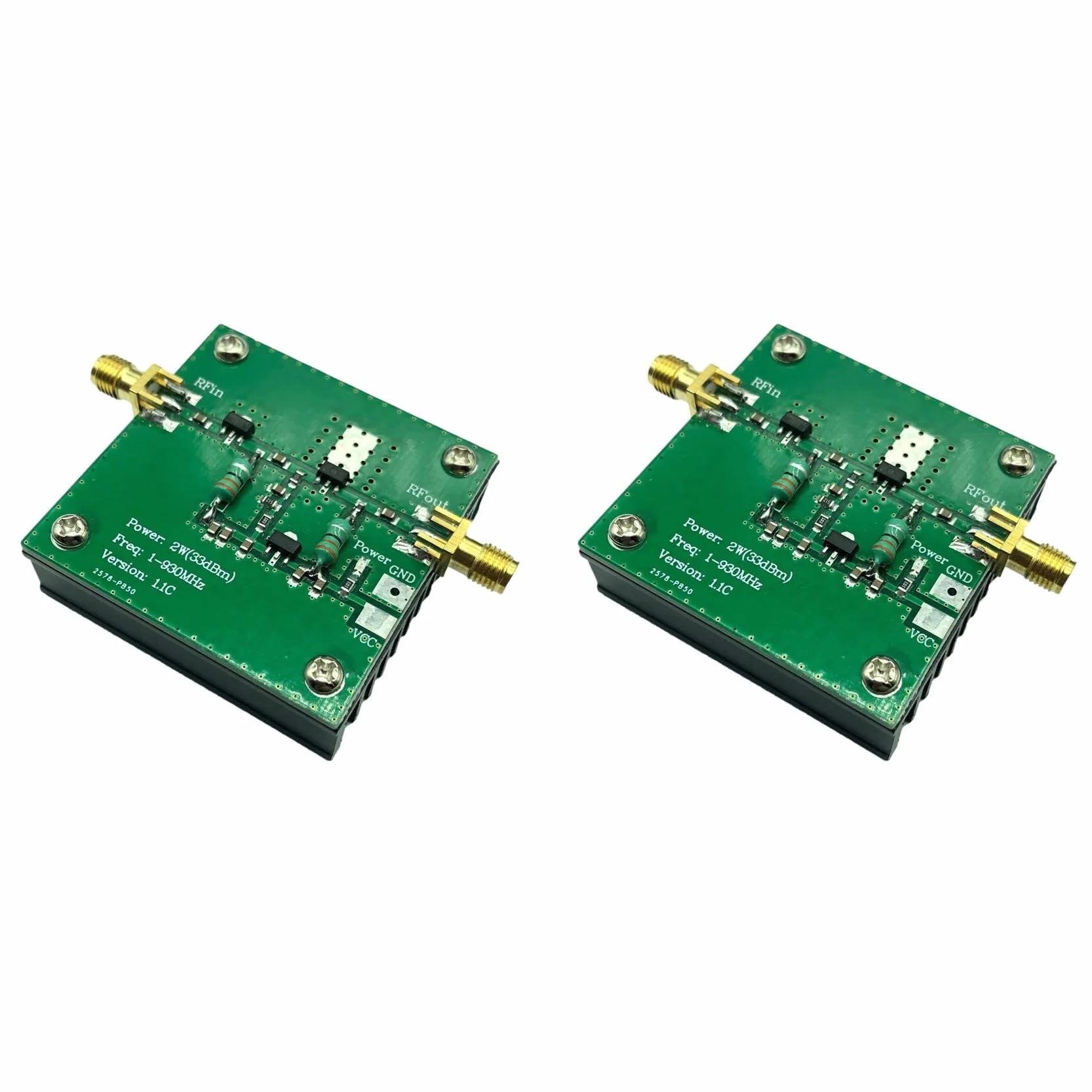 Modulo Amplificatore di Potenza 2W FM HF 1-930MHz Banda Larga