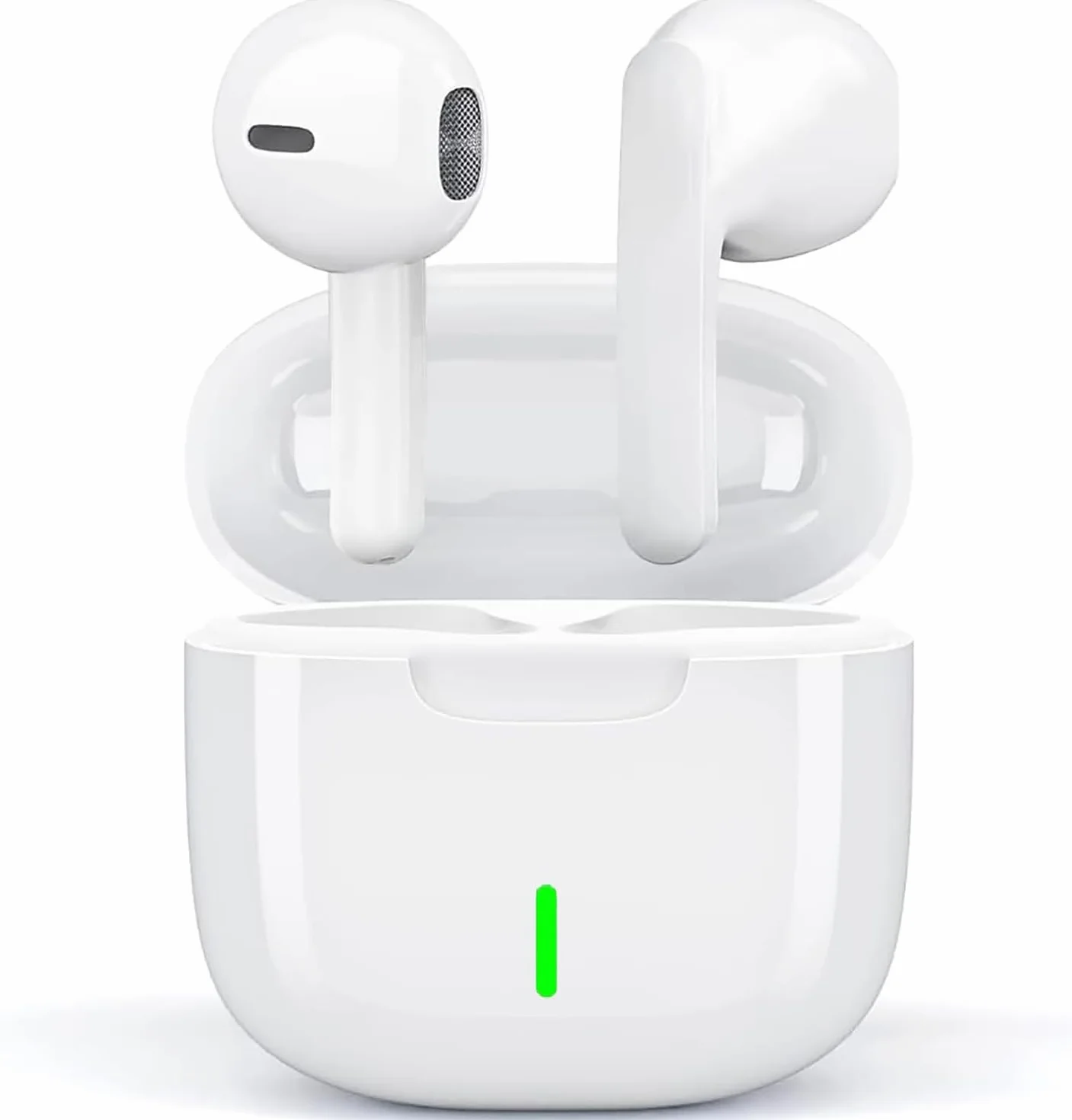 Cuffie Bluetooth 5.3 Wireless, 50 Ore Stereo HiFi, Cancellazione Rumore HD Mic, IP7 Impermeabili, In Ear per iPhone Galaxy Android