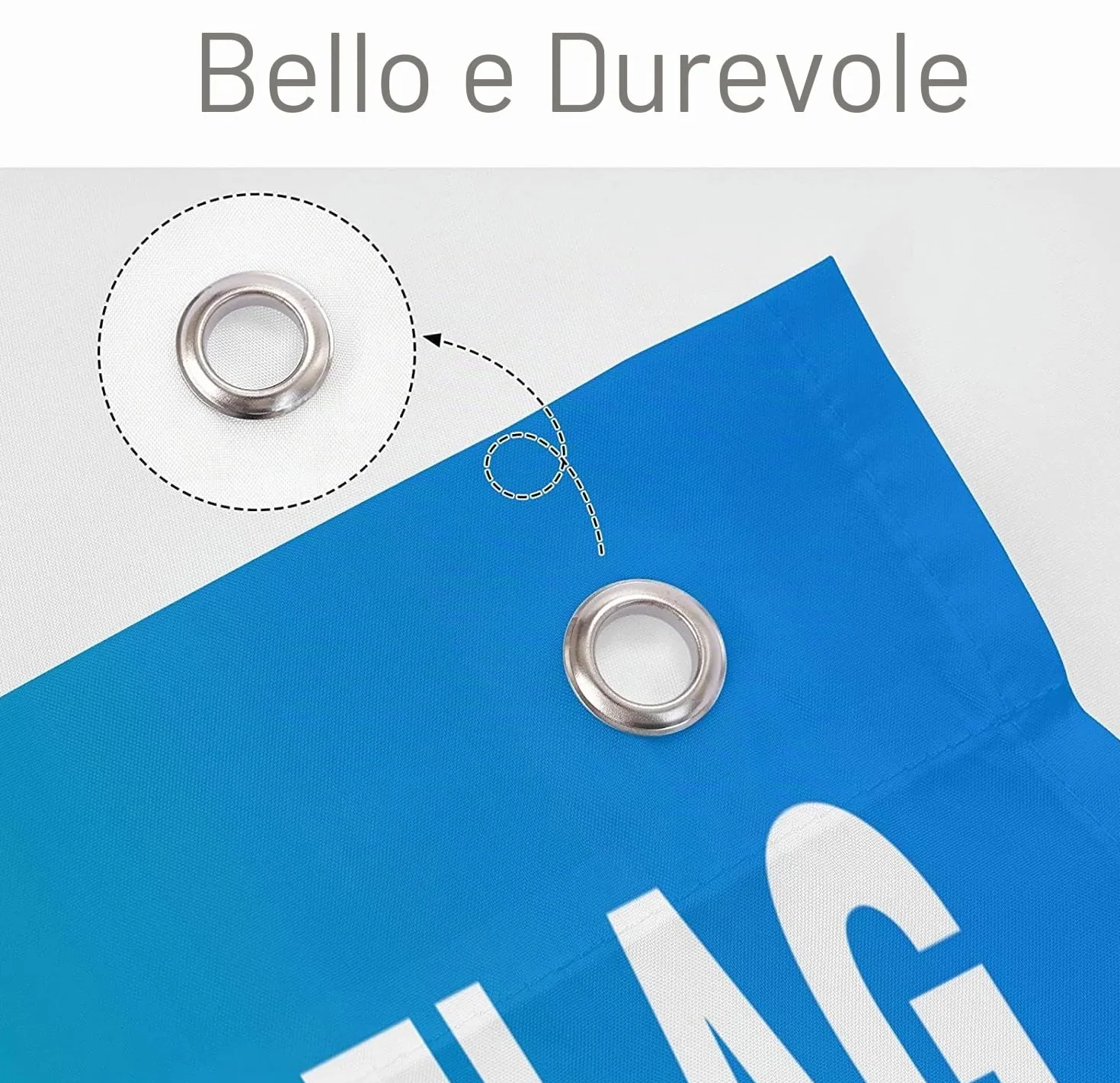 Striscione personalizzato con bandiere - crea la tua bandiera con immagine, testo, logo per arredamento giardino