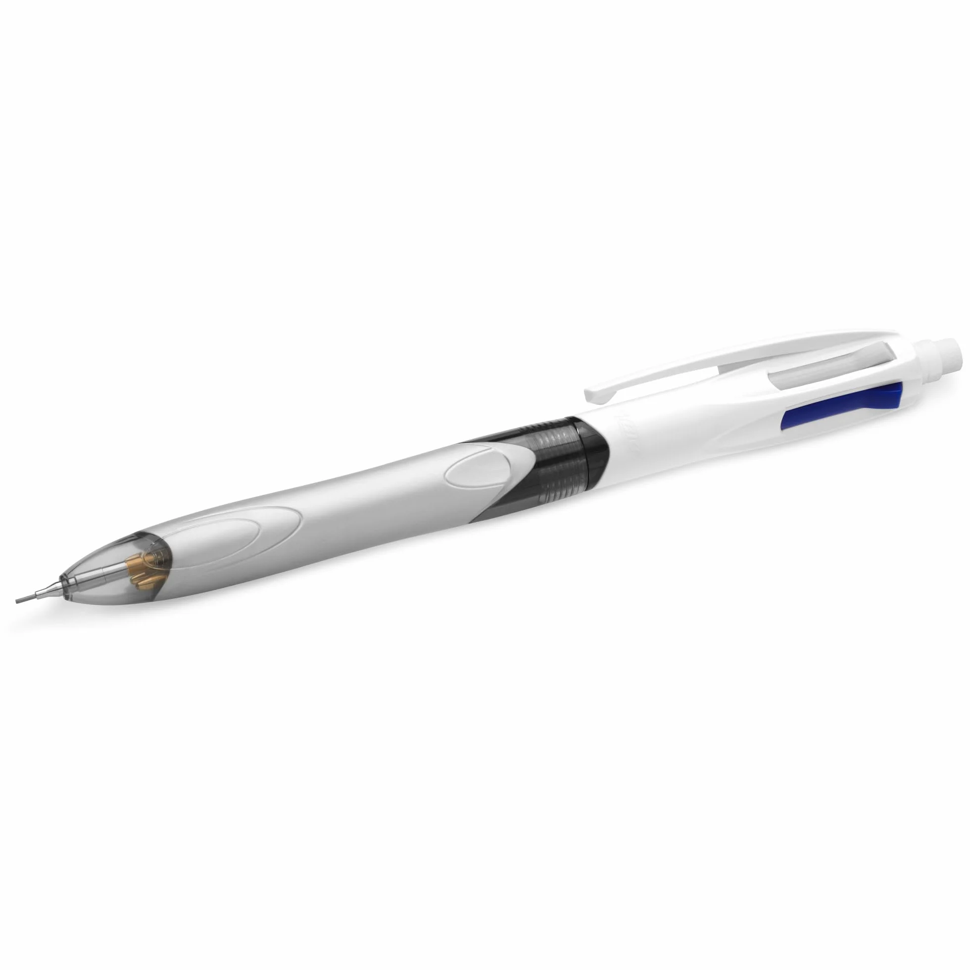 BIC 4 Colori Penna Multicolore con Matita Grafite, Penna a Sfera a Scatto 3 Inchiostri e 1 Matita Meccanica HB