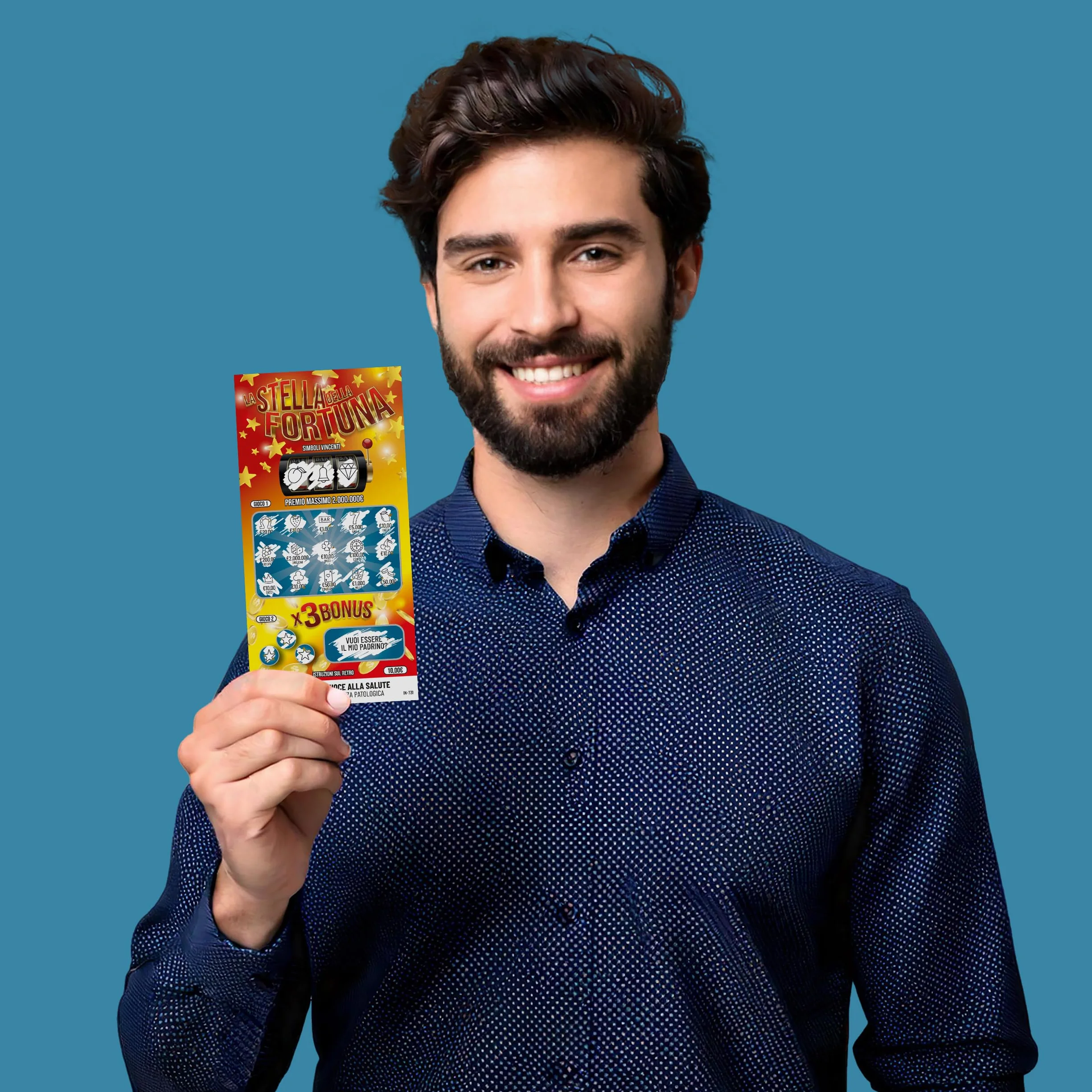 SIMAITALIA Biglietti Gratta e Vinci Carta Premium 21x10cm Proposta Originale