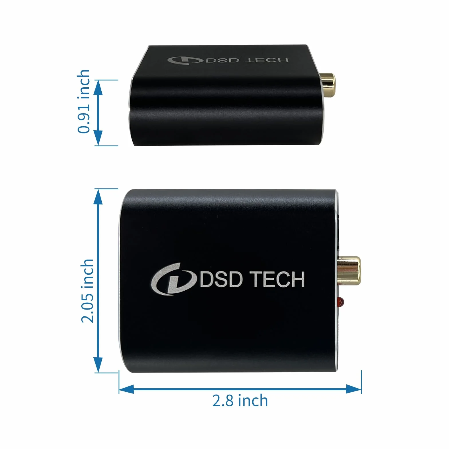 DSD TECH SH-AC01A Optical Audio Splitter 2 IN 3 OUT SPDIF Coaxial