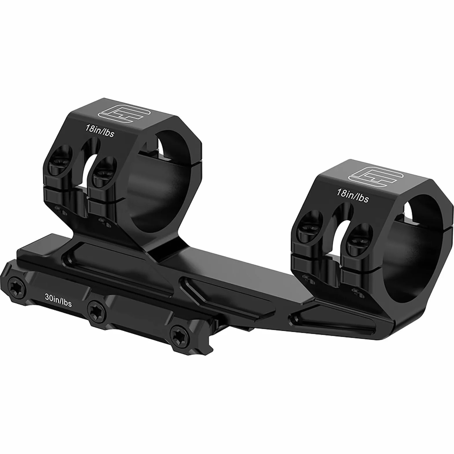WestHunter Optics Montaggio Cantilever-Picatinny 30 mm/34 mm doppio anello sfalsato
