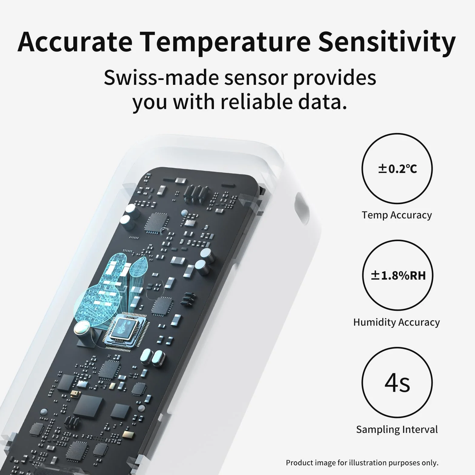SwitchBot Termometro Igrometro da Esterno IP65 Bluetooth 100m Sensore di Rugiada VPD Umidità Assoluta
