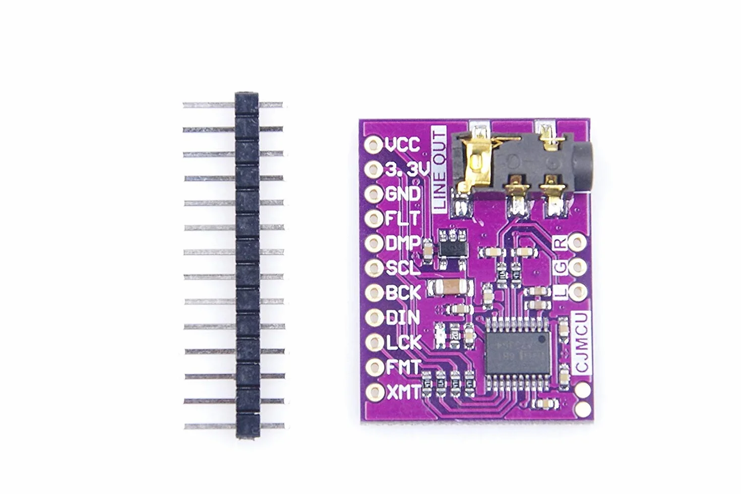 DollaTek PCM5102A Convertitore Digitale Analogico Modulo Audio DAC 24 Bit 3,5 mm Jack per Raspberry Pi
