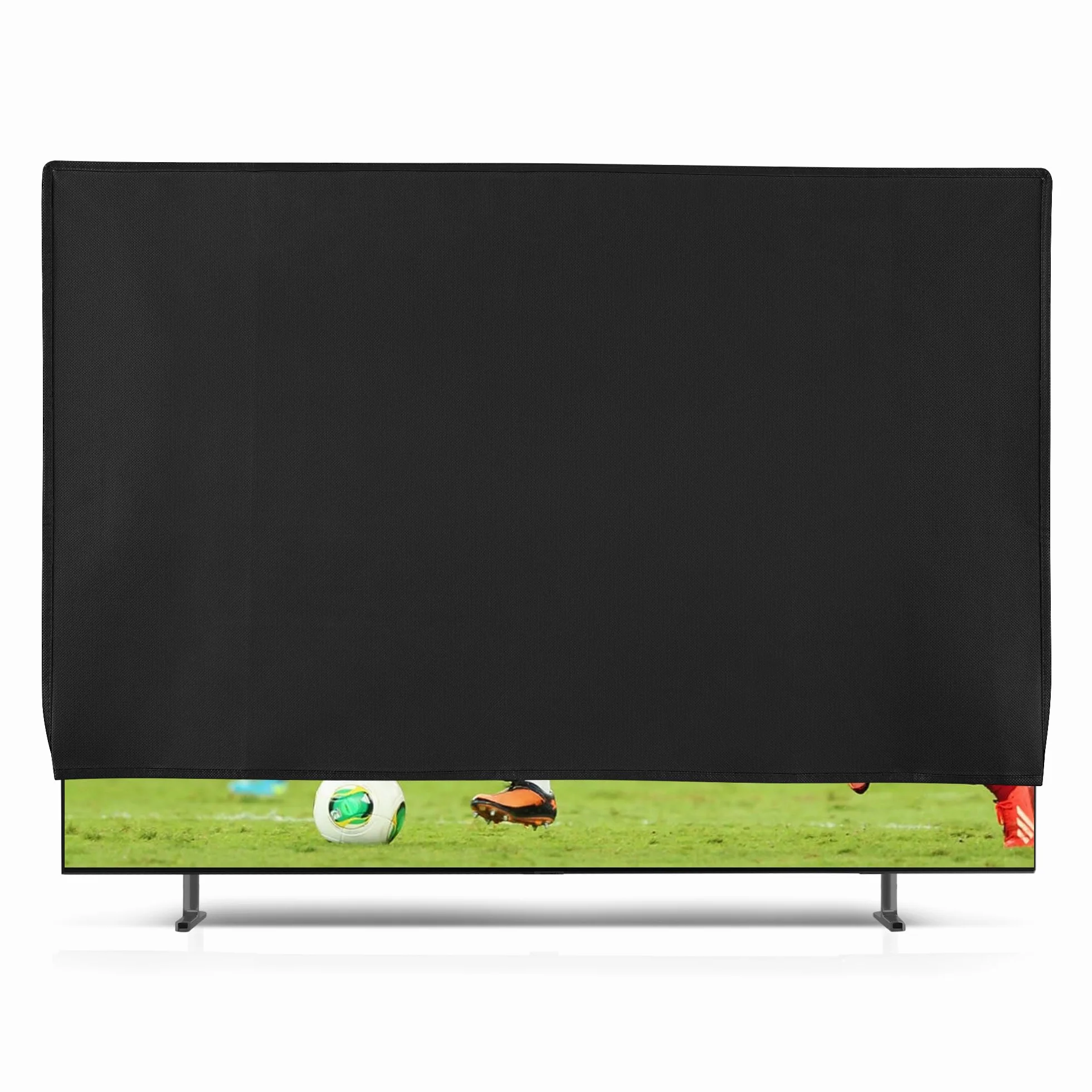 kwmobile Protezione TV 32" Cover Anti-Polvere Custodia Protettiva Interno Nero