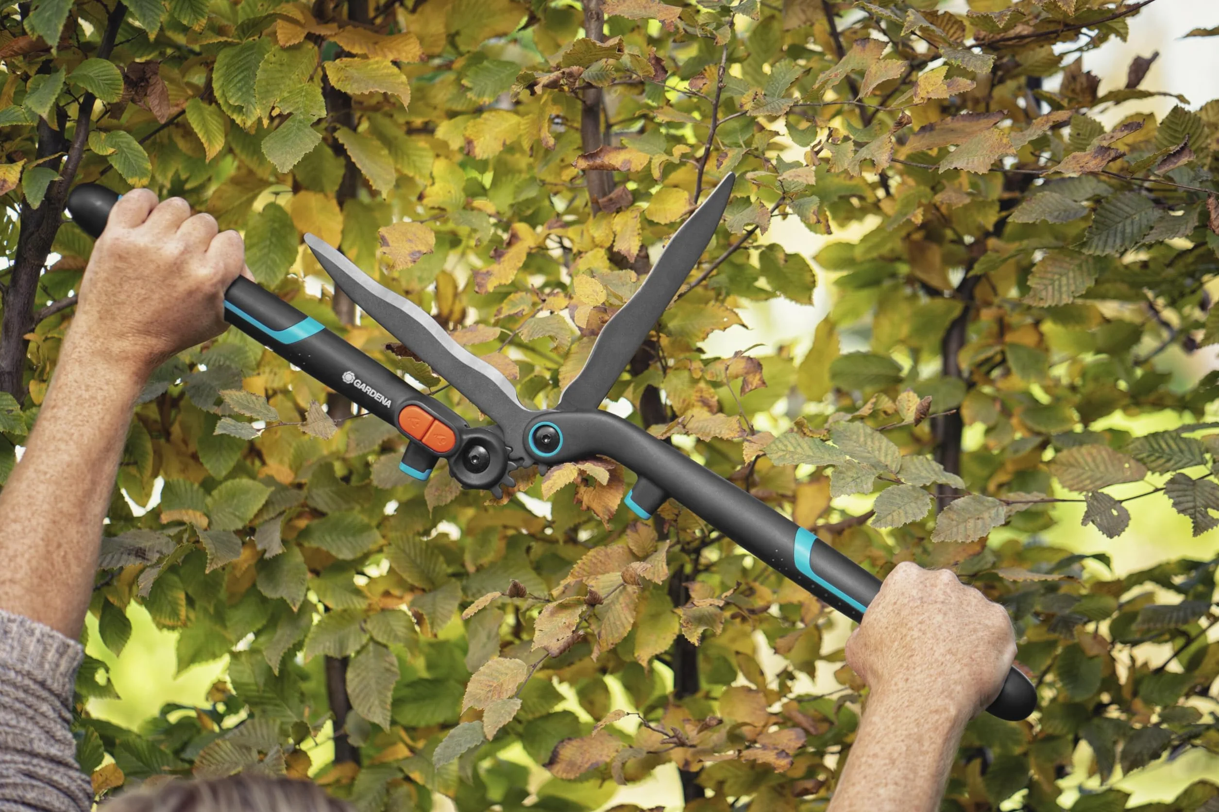 Gardena Cesoie per Siepi 2In1 Energycut 23 cm Lame Precisione Antiaderente Ammortizzazione 12303-20