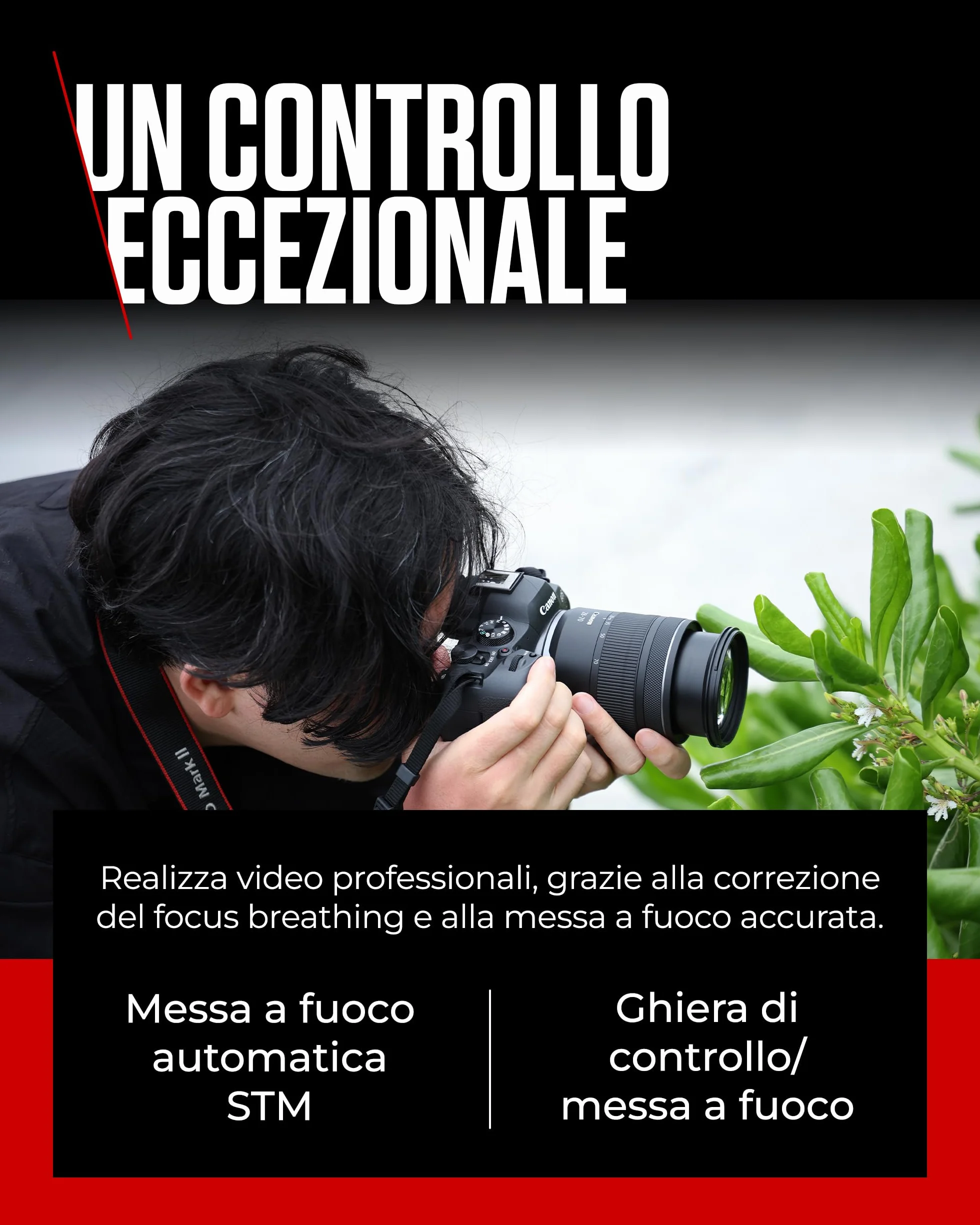 Canon Obiettivo zoom standard RF 28-70mm F2.8 IS STM per fotocamere EOS R