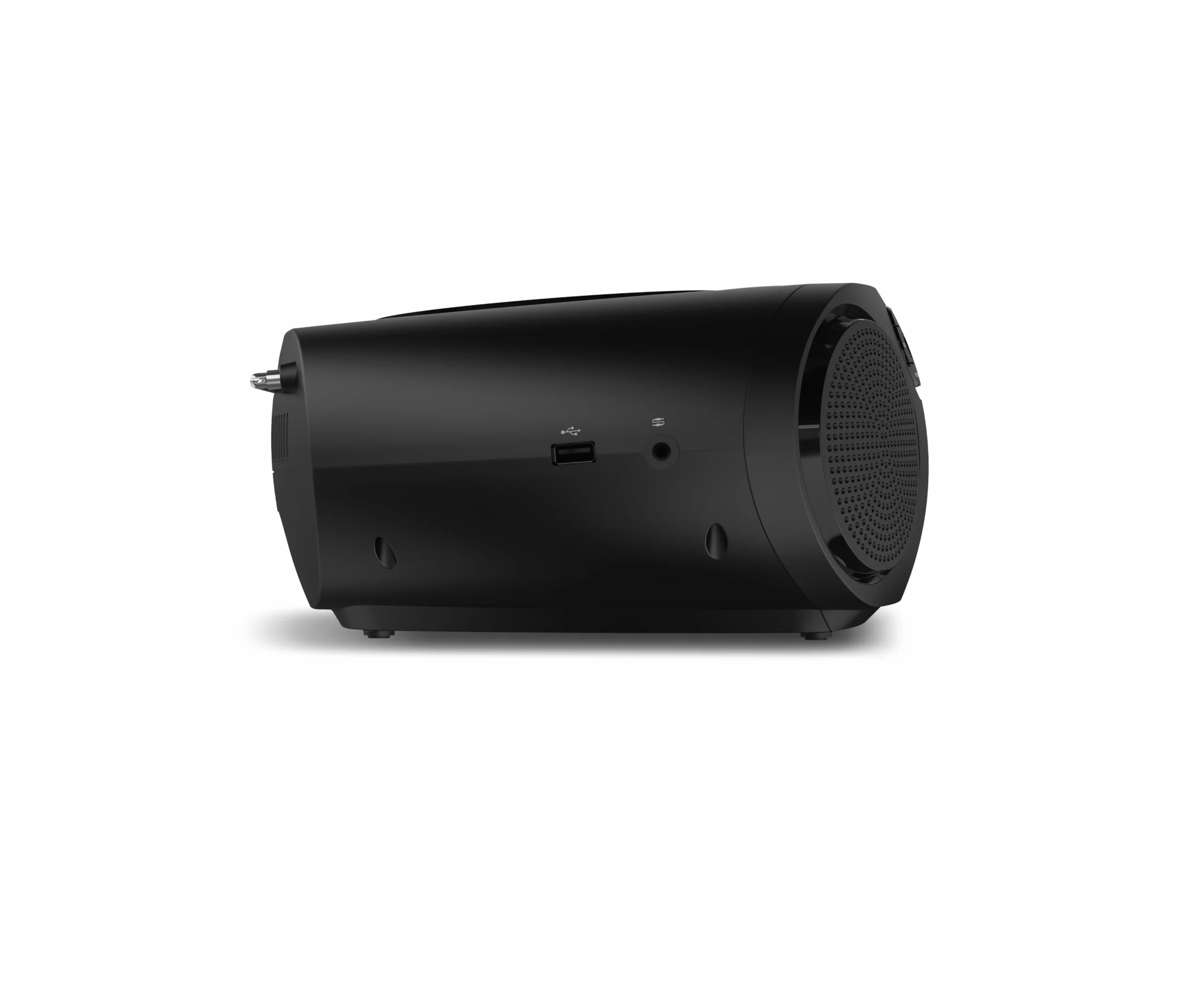 Philips TAZ2000 CD Soundmachine portatile con Radio FM, Bluetooth 6.0, USB, Altoparlanti stereo 6W, Nero