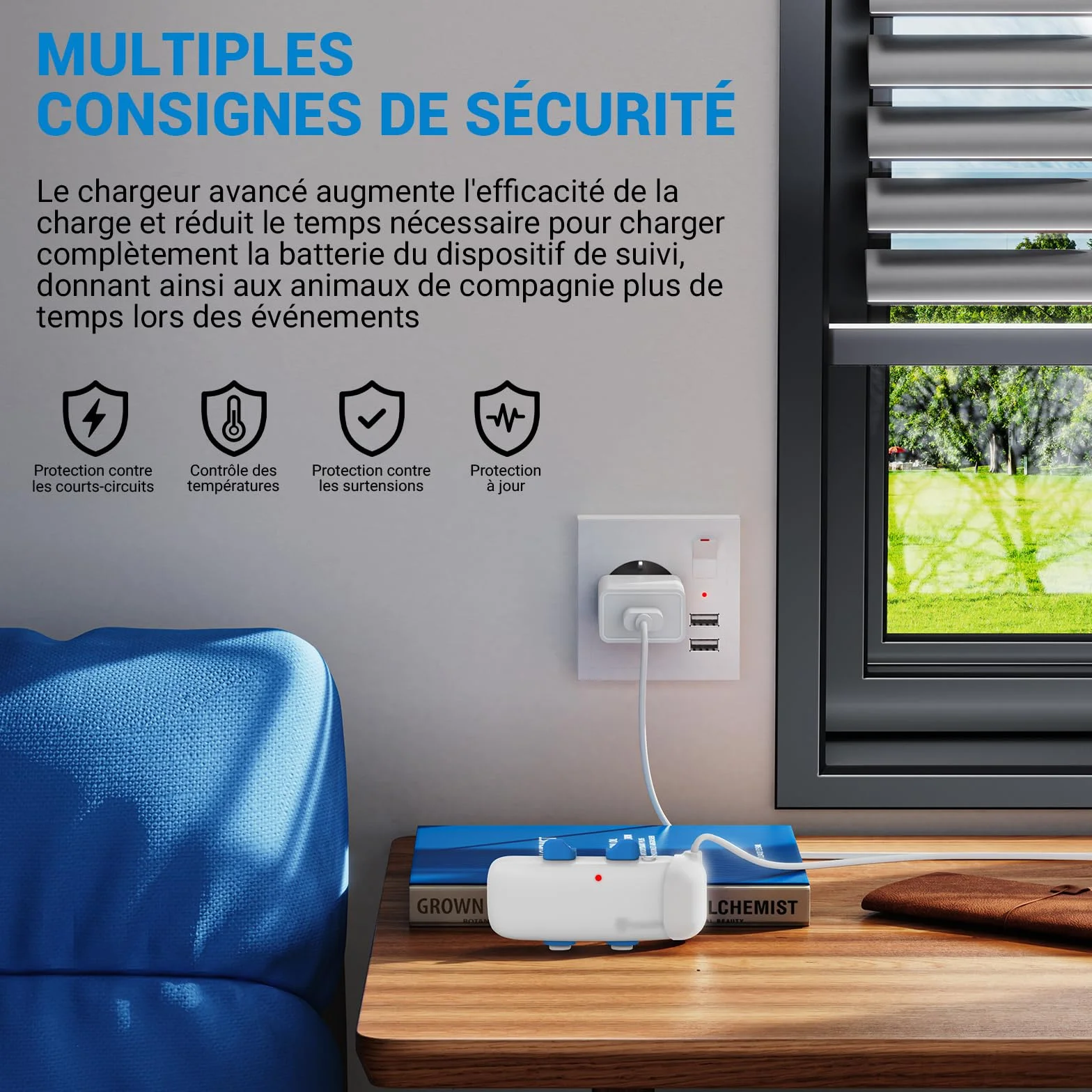 Caricatore magnetico USB-C compatibile con Trac-ti Collare GPS Dog Tracker 5V