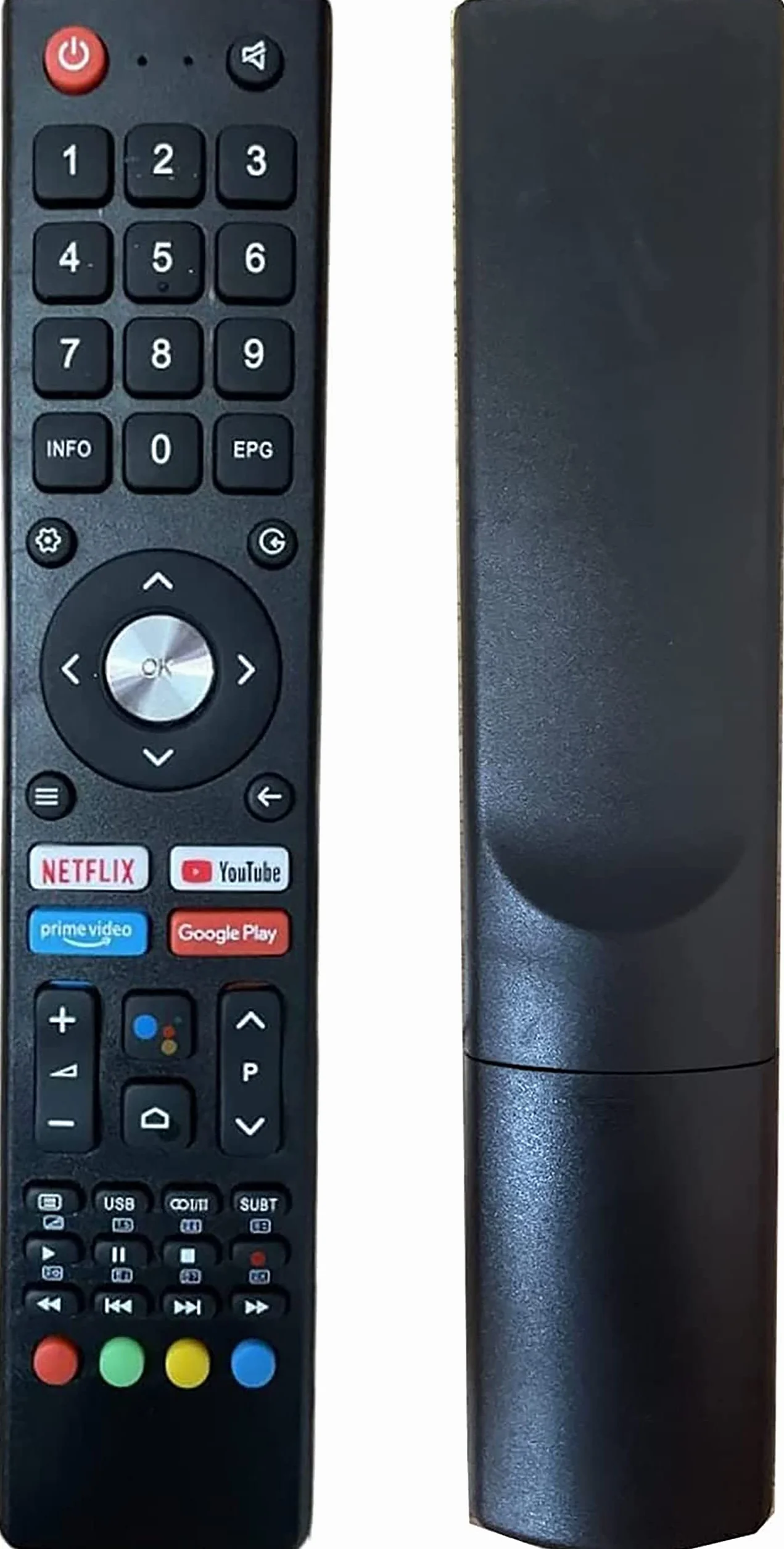 Telecomando originale Saba Chiq Smart TV ODL24771HN-TAB ODL43671U-TAB ODL50672U-TAB SA24S46A9 SA32S67A9 SA40S67A9 SA43K67A9 SA43S67A9 U55H7S