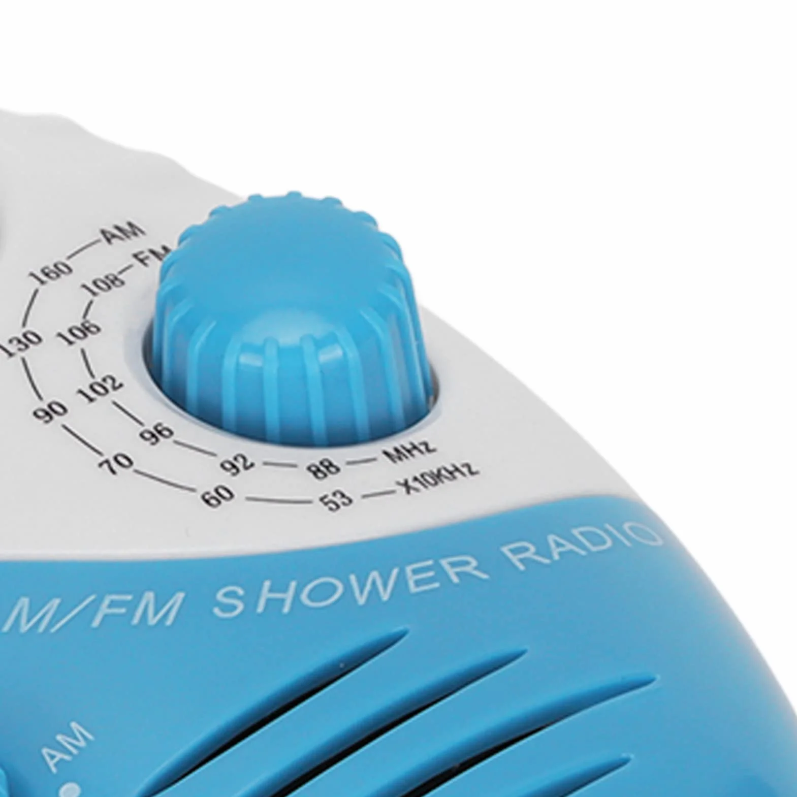 Yunseity Radio impermeabile AM FM portatile con gancio e batteria per doccia bagno