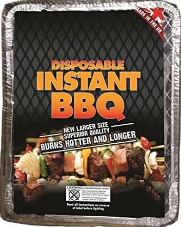 Diaatrade - Barbecue portatile istantaneo usa e getta, ottimo rapporto qualità-prezzo, brucia più a lungo e più a lungo.