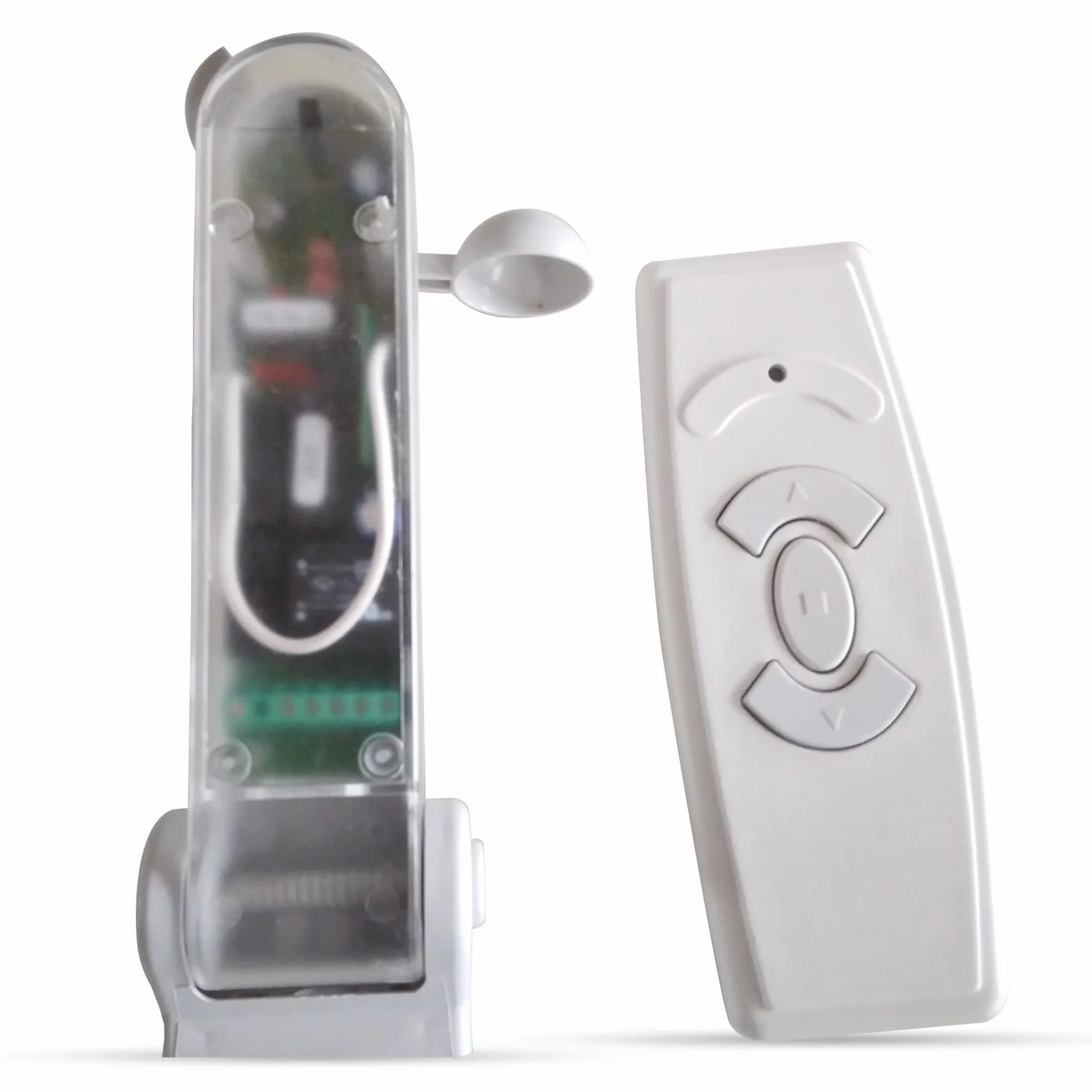 TENDEEVOLUTION Centralina per Tende da Sole con Telecomando e Sensore Pioggia Vento. Centralina Tenda con Anemometro per azionamento automatico motore (Sensore Vento)