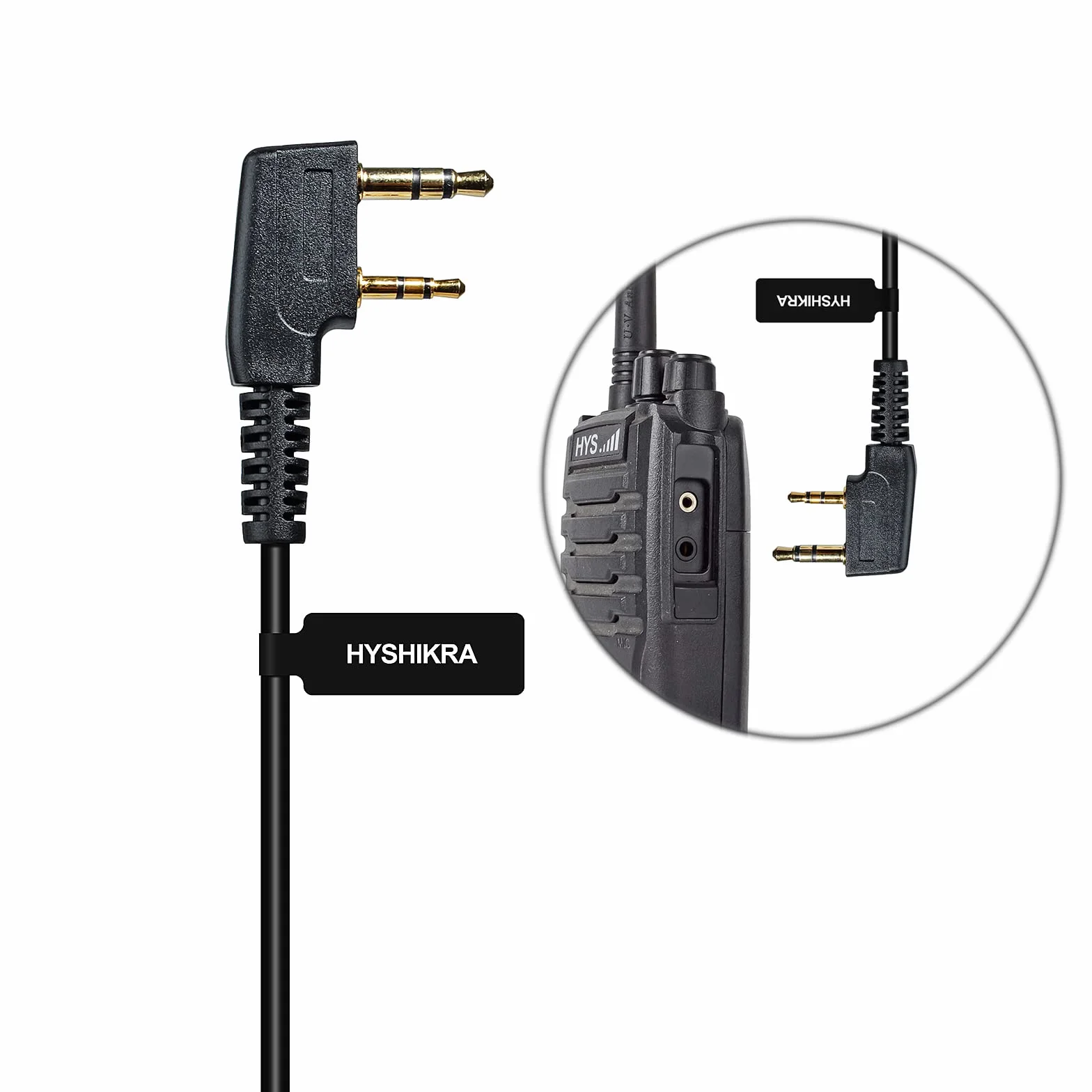 Auricolare Leggero per Radio a Forma di G Compatibile con Baofeng Kenwood Retevis UV5R TK250 TK320 Walkie Talkie Rosso