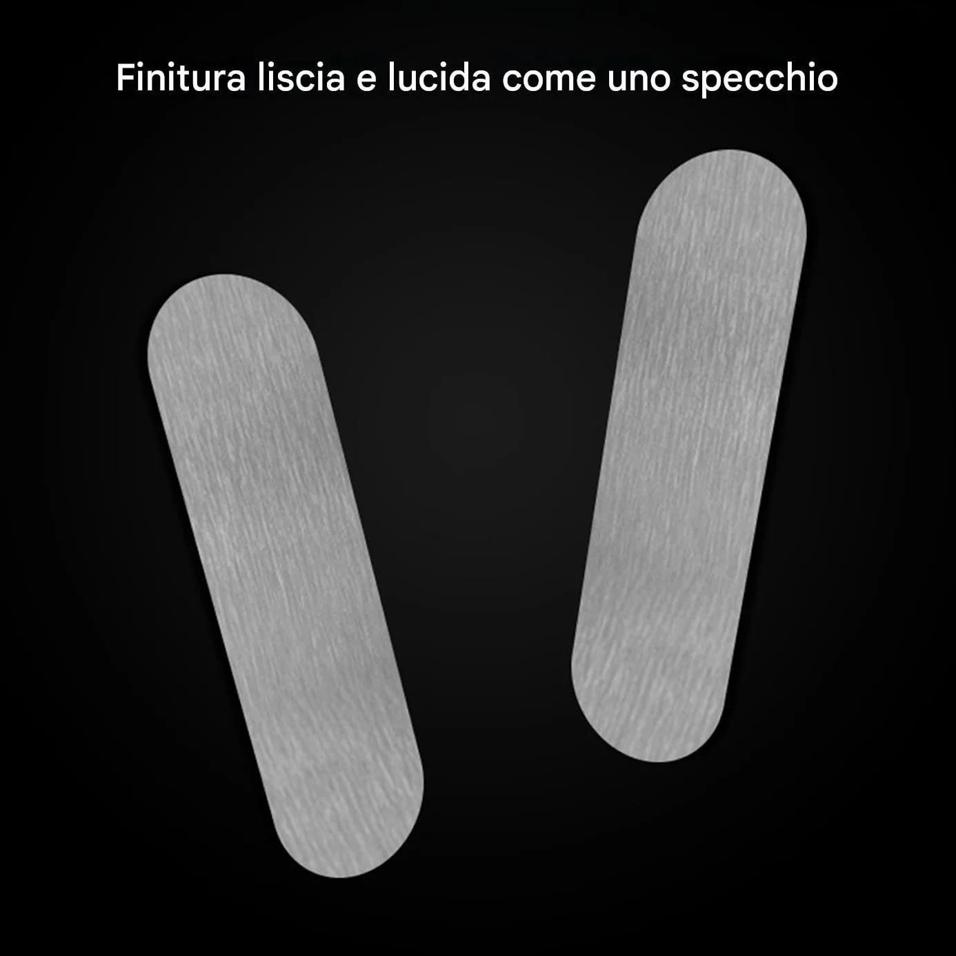 Piastre Acciaio Magnetico 10 Pezzi Strisce Metalliche Autoadesive Montaggio Magneti