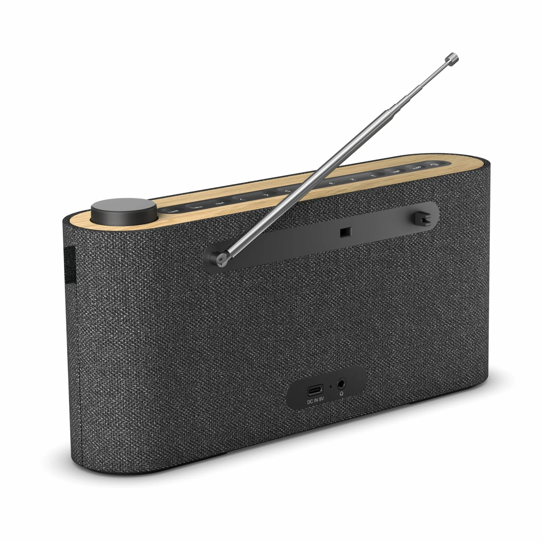 Loewe Radio DAB+ 28 W Display LCD 14 h autonomia Legno Tessuto