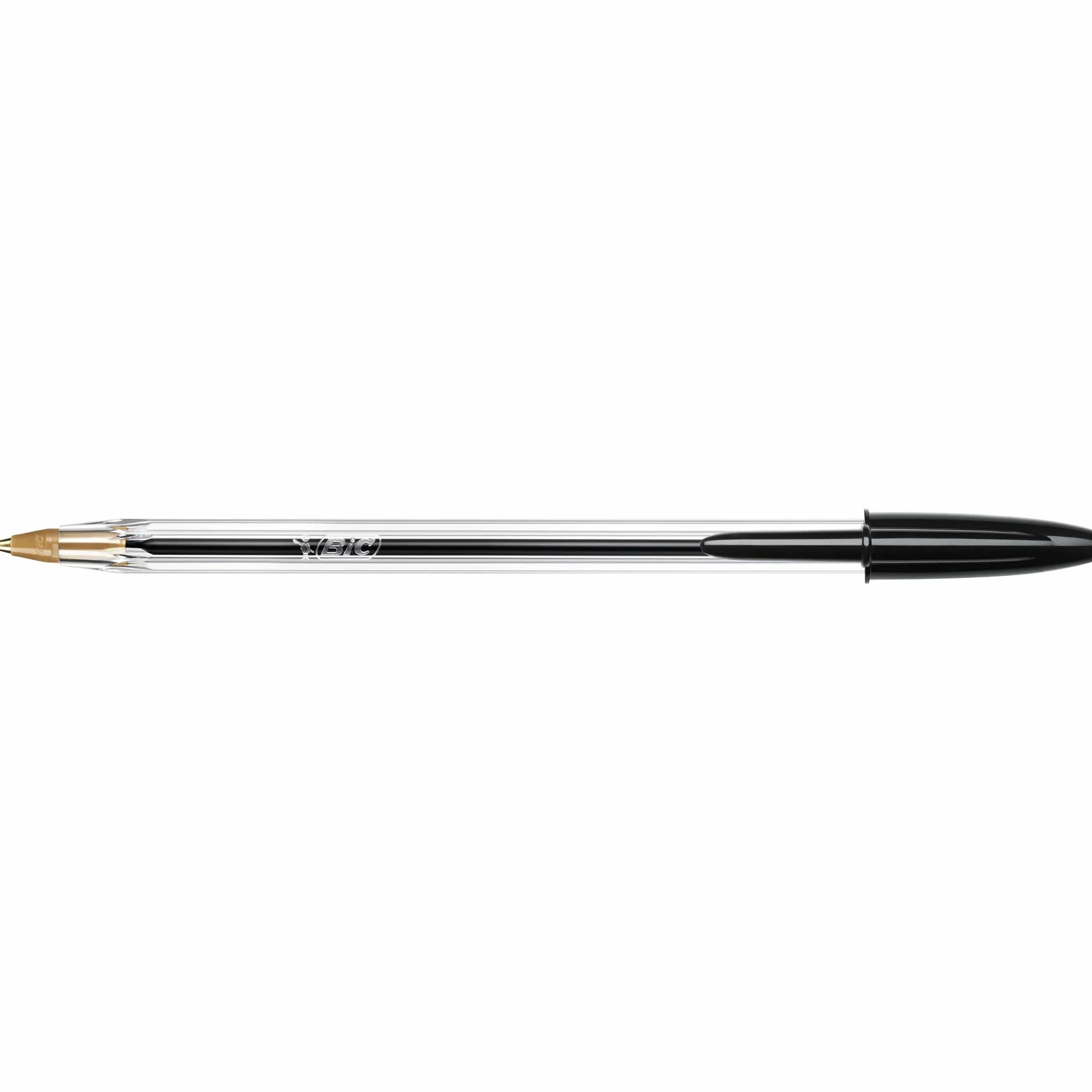 Bic Cristal Original Punta Media 1 mm Penne Colore Nero Confezione 100