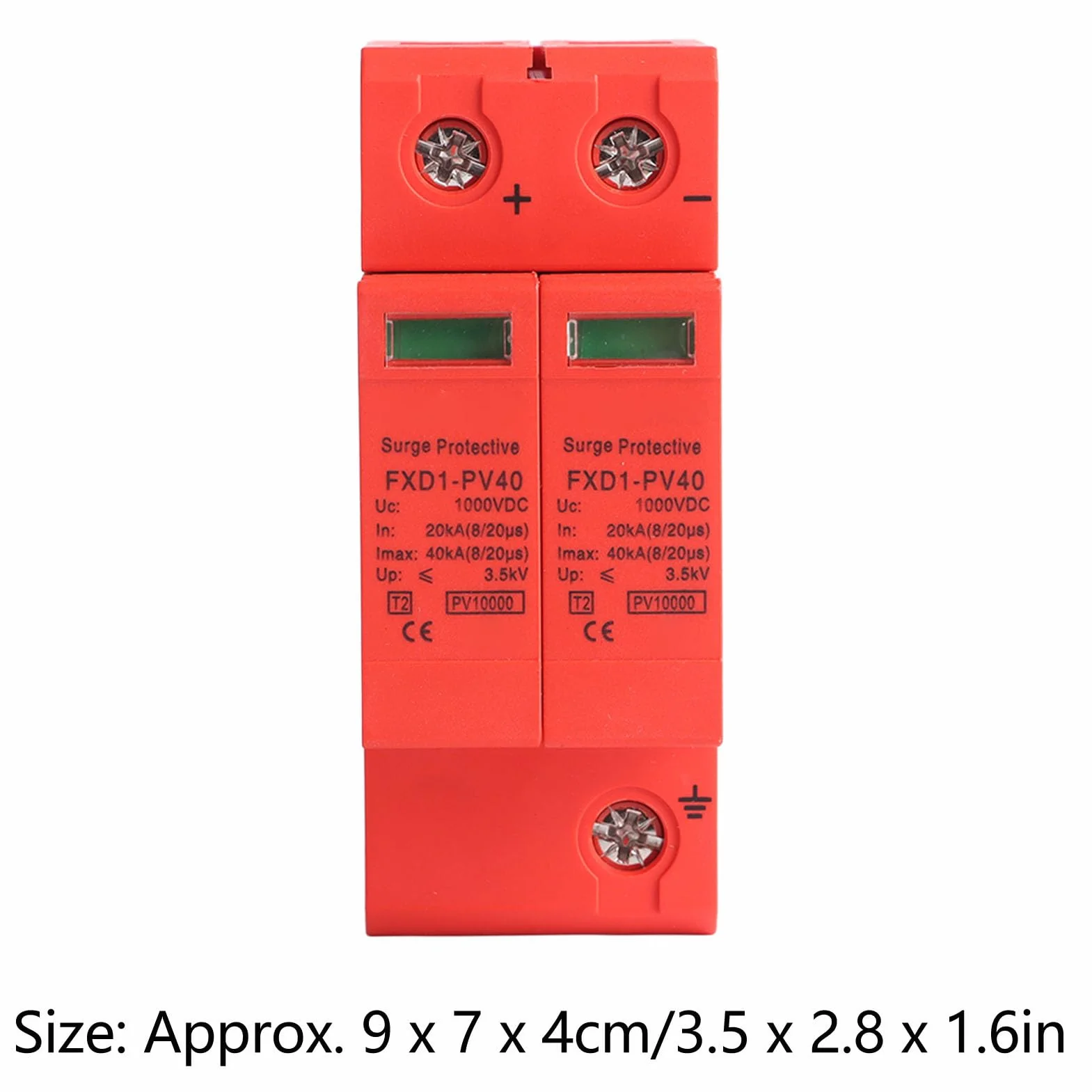 Scaricatore di Sovratensione DC Fotovoltaico 1000V, Custodia in Plastica per Linee di Comunicazione