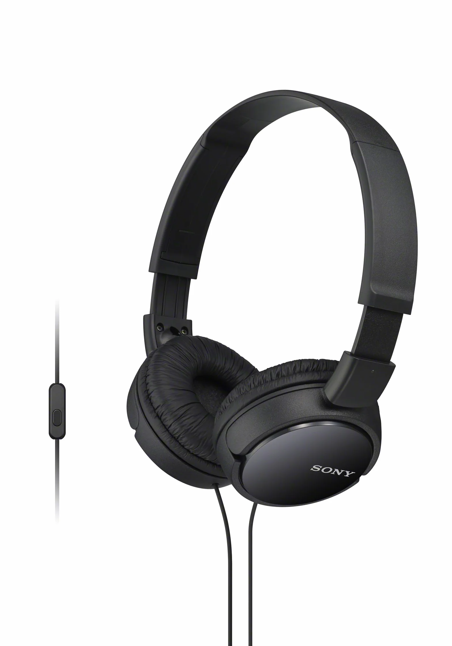 Sony MDR-ZX110AP Cuffie On-Ear con Microfono Nero