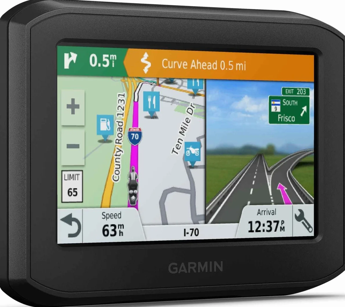 Garmin Zumo 396LMT-S EU Navigatore per Moto, Mappa Italia e Europa Completa, Connessione Smartphone, Display 4.3", Nero
