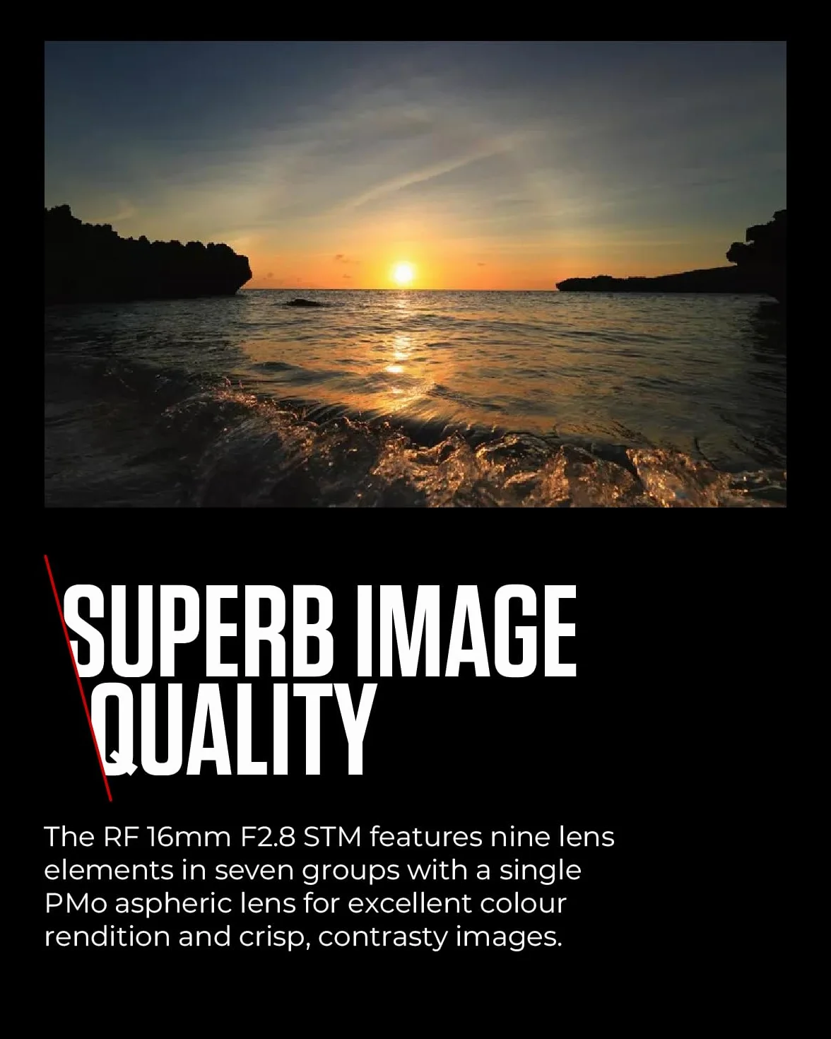 Canon Obiettivo RF 16mm F2.8 STM Full Frame Ultra-Grandangolare per EOS R