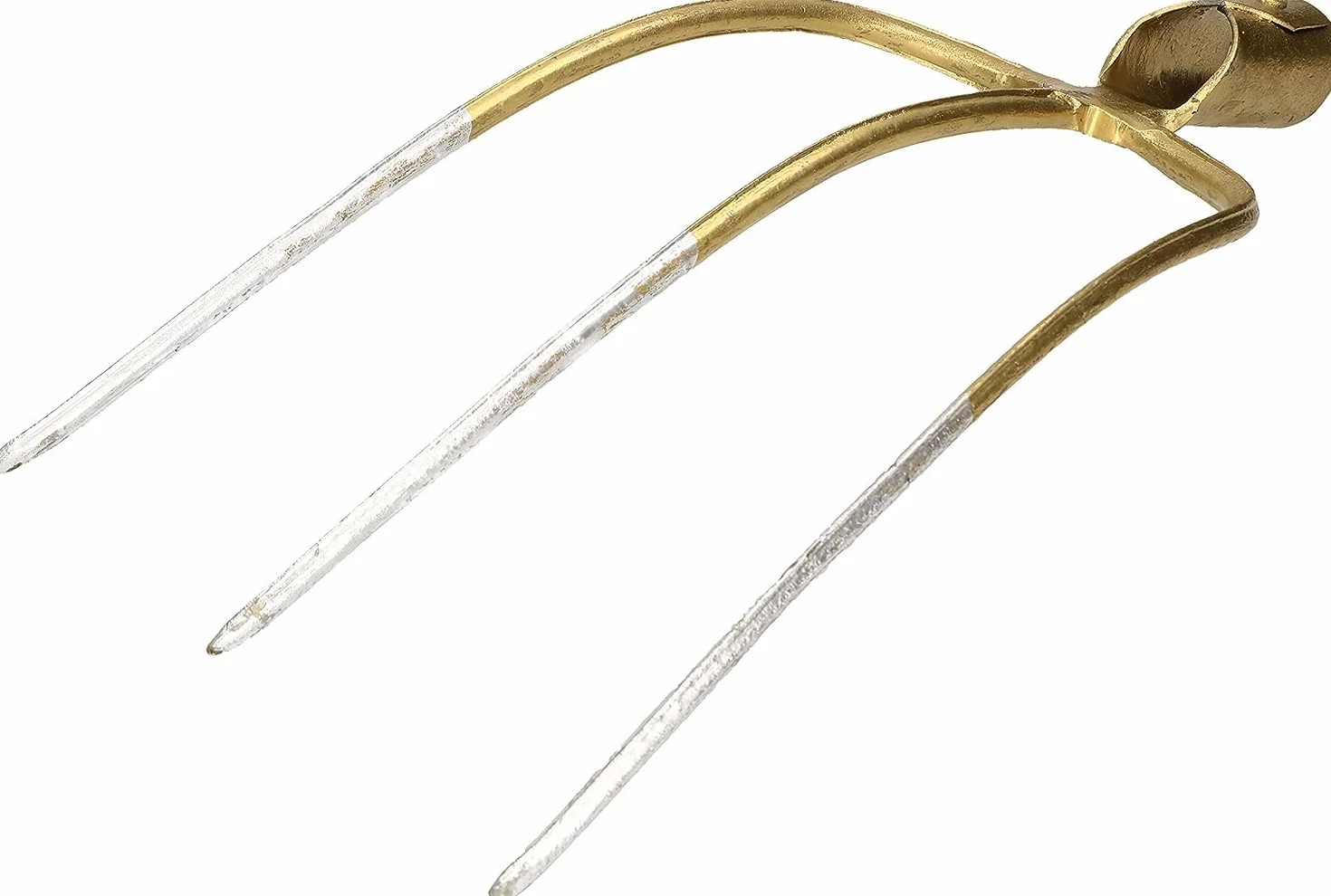 KOTARBAU® Forcone a 3 Denti in Acciaio Temprato Forchetta da Giardino Forca da Giardino Strumenti Manuali Attrezzi Accessori da Giardino