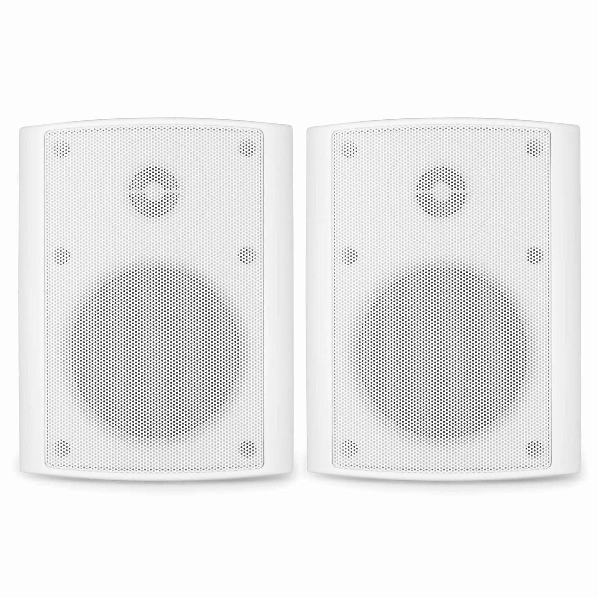 Power Dynamics BGO40 Set di Diffusori a 2 Vie, Woofer 4", Tweeter 3/4", 100 W, Bianco