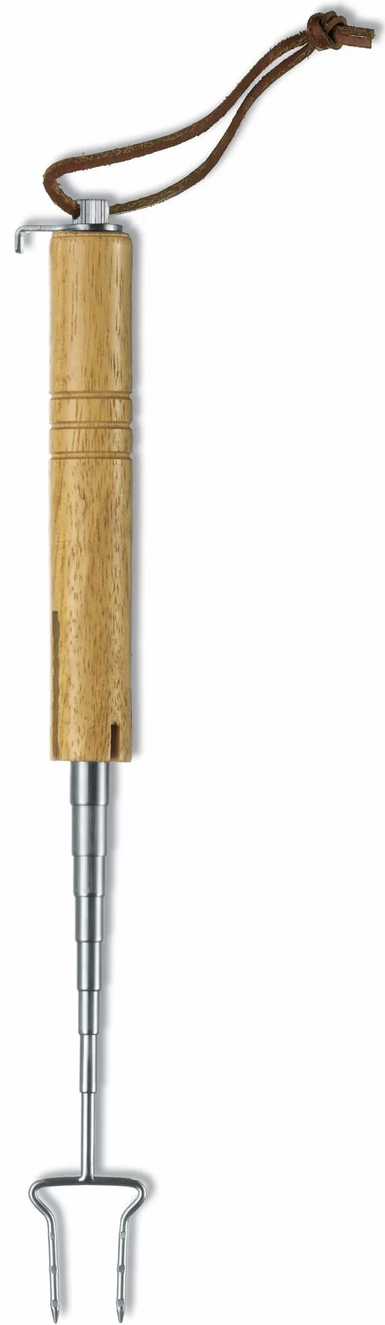 Victorinox, Forchettone per barbecue apribile, Coltellino Svizzero, accessori, Portachiavi, Tascabile, acciaio inossidabile, beige