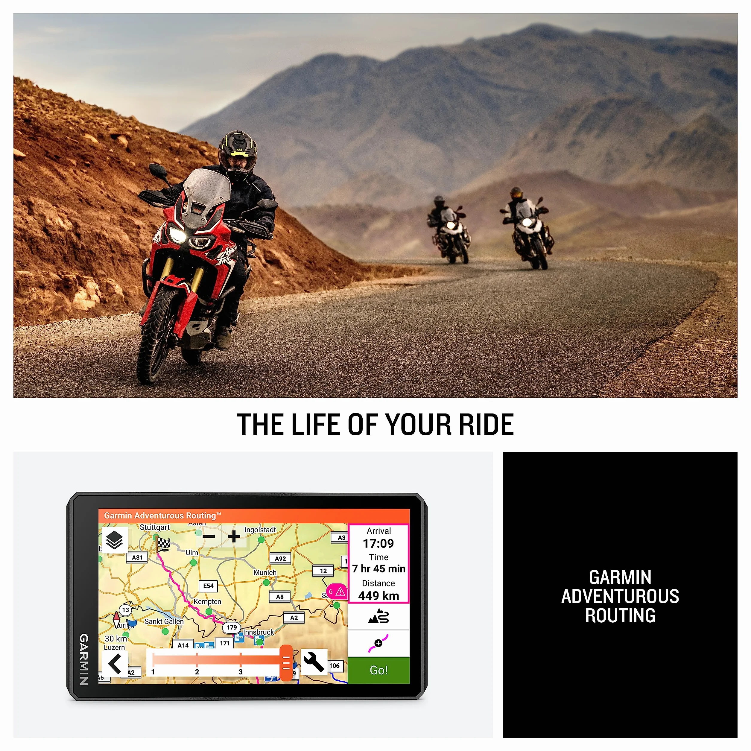 Garmin zūmo XT2 Navigatore Moto 6" Display Mappa Europa Topografica Bluetooth WiFi Ricondizionato
