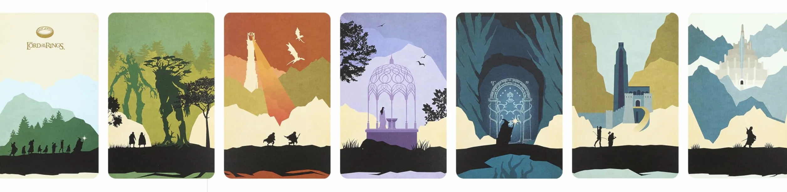 Moleskine Der Herr der Ringe Postkarten 7er-Set