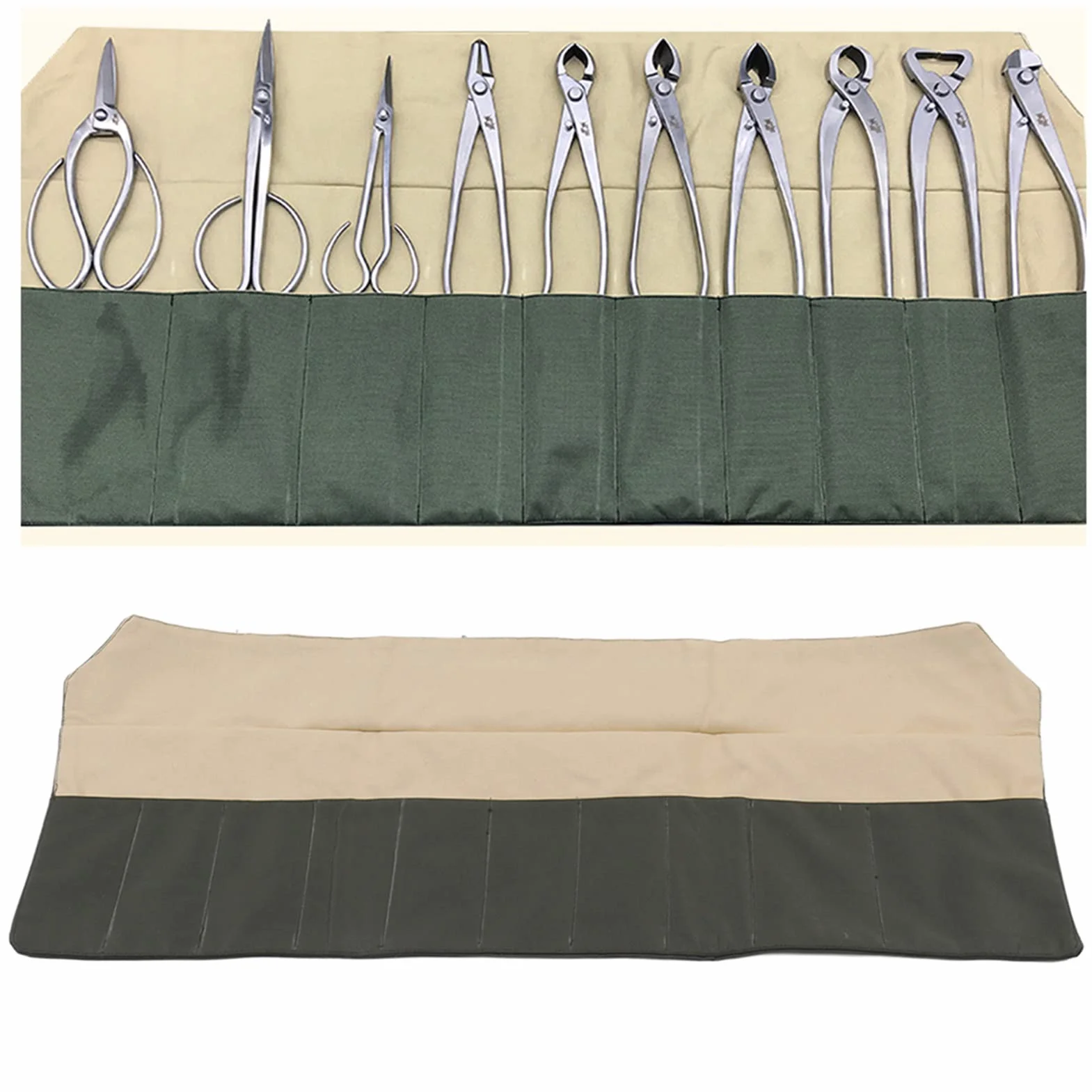 Topyond Borsa per Attrezzi per Bonsai, Tela Impermeabile, Multifunzionale, Kit Bonsai, Resistente E Compatta