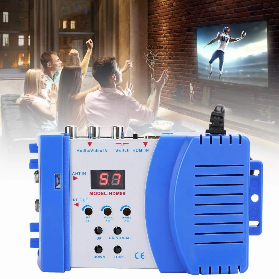 Modulatore RF HDMI Convertitore AV TV VHF UHF Pal NTSC Digitale