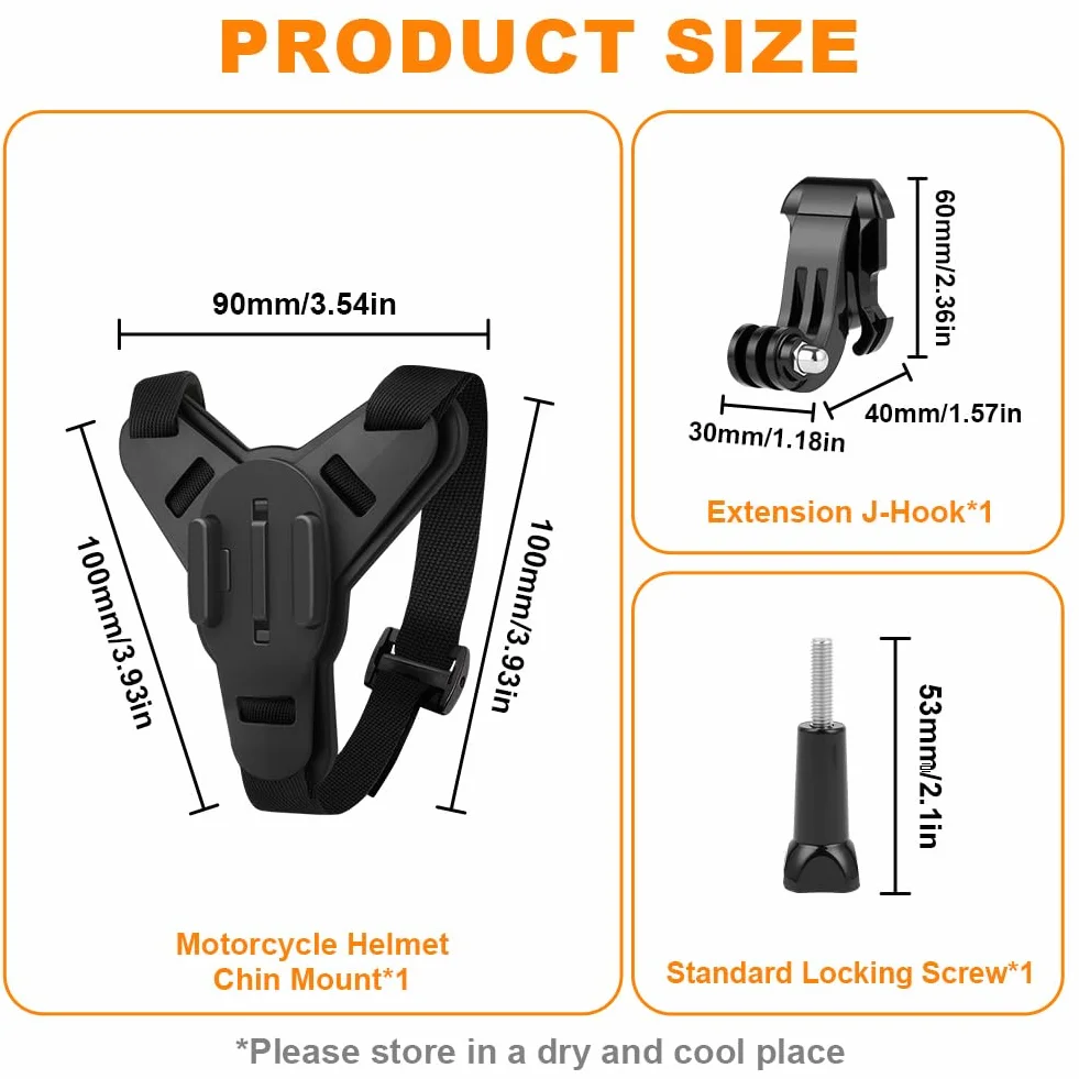 Fascia da Testa per Action Cam, Supporto Imbracatura per GoPro Hero 13-5, DJI Action 5 Pro e Altre Action Camera