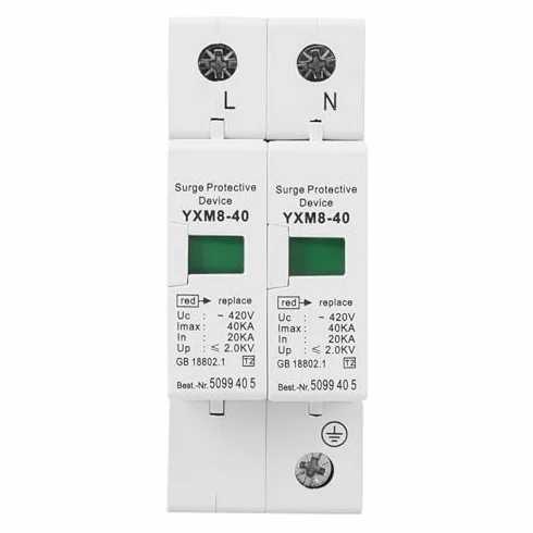 Scaricatore 40KA 220V Dispositivo di Protezione da Sovratensioni Bassa Tensione DC 420V