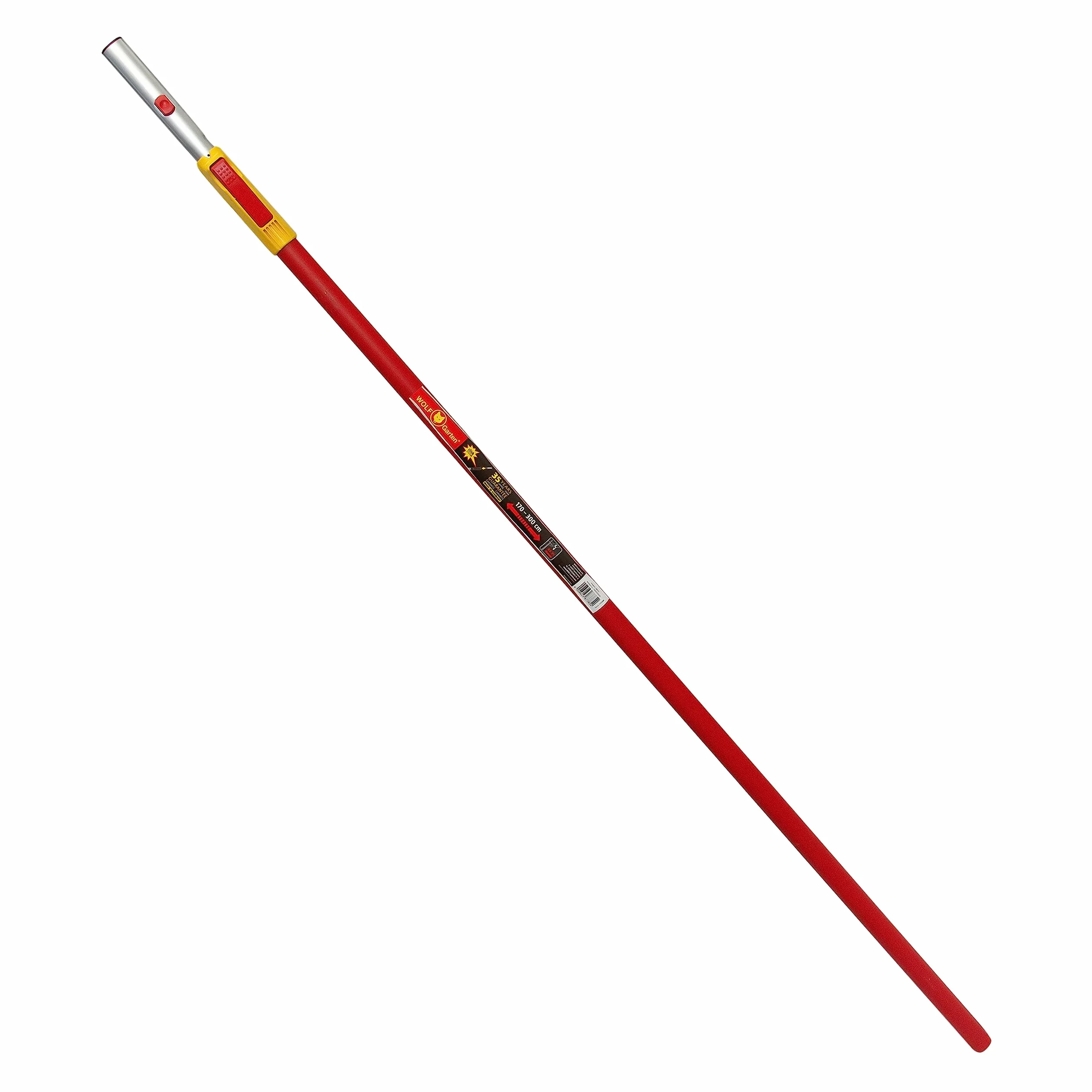 Wolf-Garten 71AED012650 ZM-V3 Manico Vario, Rosso, 10.5x18.5x172.5 cm