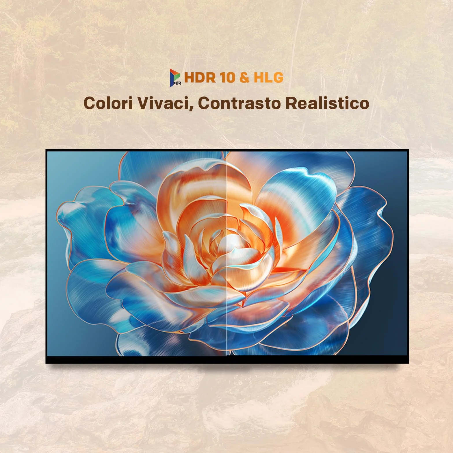 Coocaa 40 Pollici Smart TV QLED Full HD HDR 10 Dolby Audio 1.5GB RAM DVB-T/T2/C/S/S2 CI+ HEVC Main10 40CTQH38Z