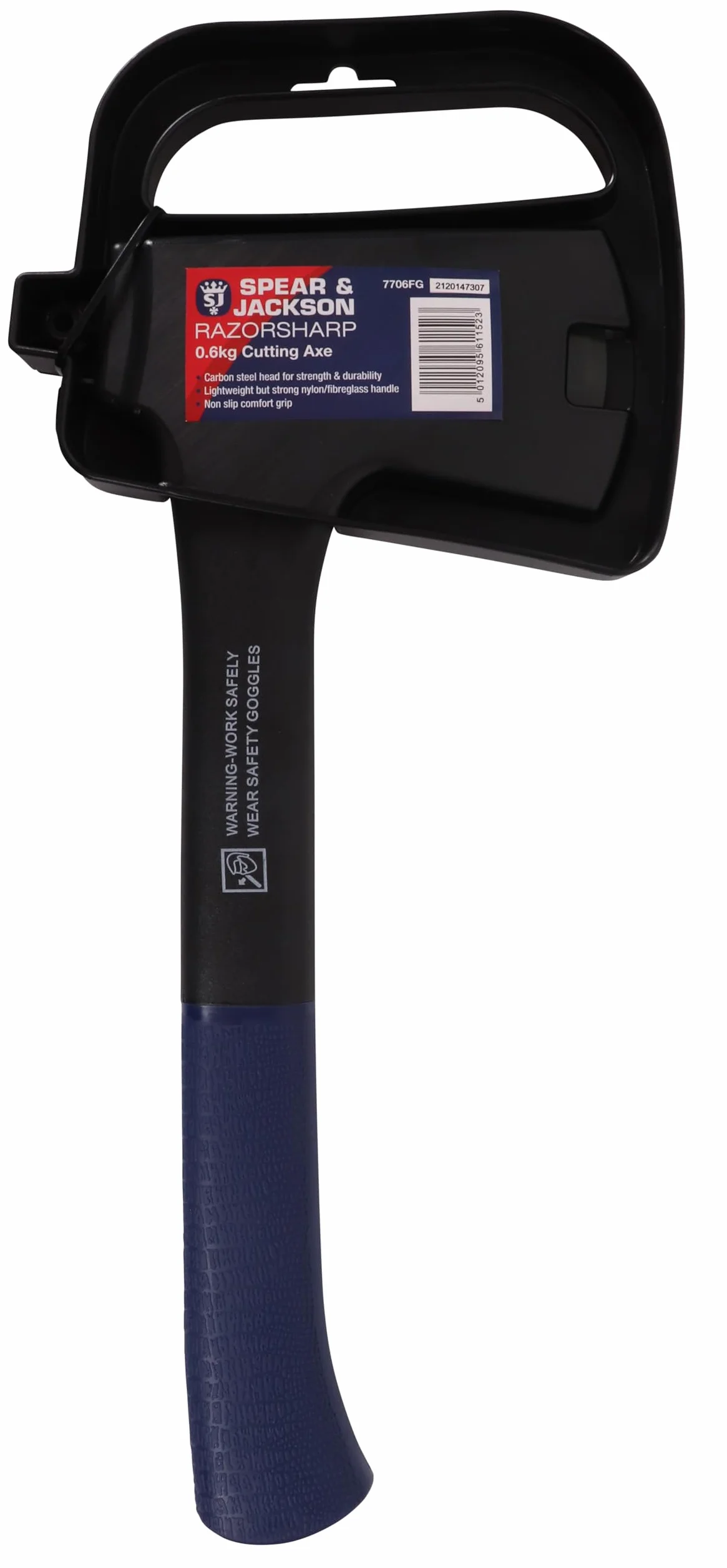 Spear & Jackson 7706FG Ascia da 0,6 kg con manico in fibra di vetro