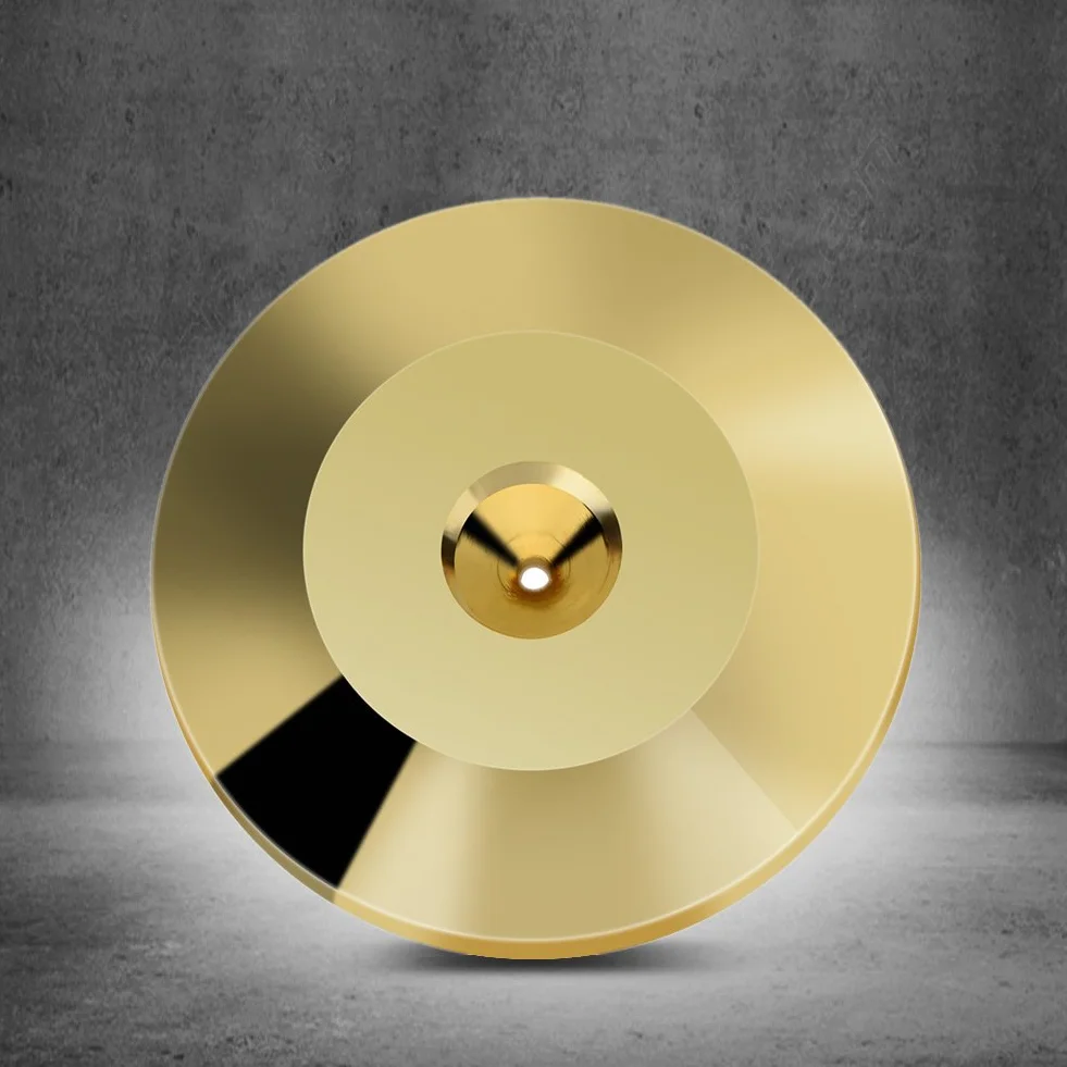 Richer-R Piedini Altoparlante 8 Pezzi 25x4 mm Isolamento Rame Oro