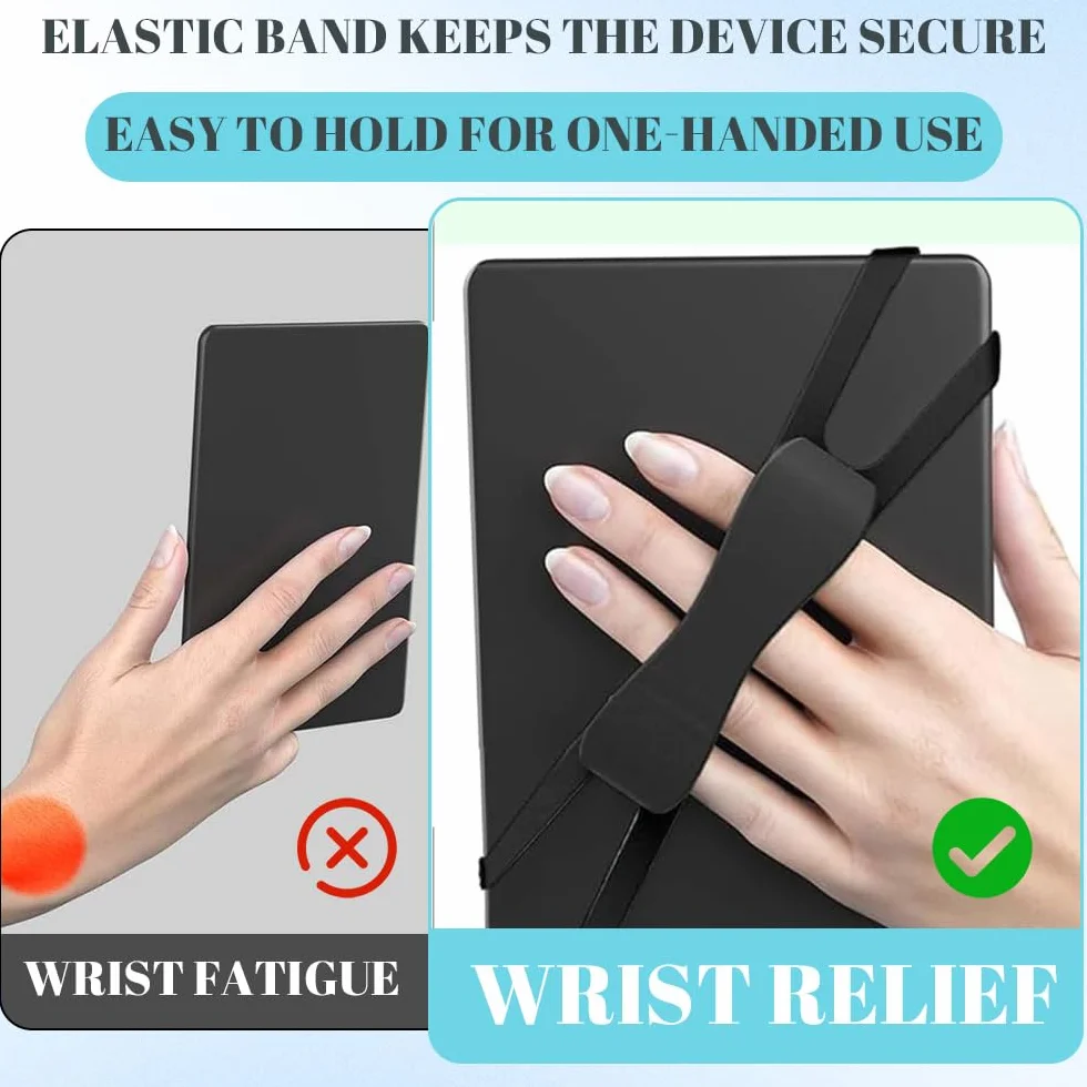 Supporto per Lettura a Letto 6-8" Antiscivolo Universale in Silicone per Kindle eReader Fire Tablet