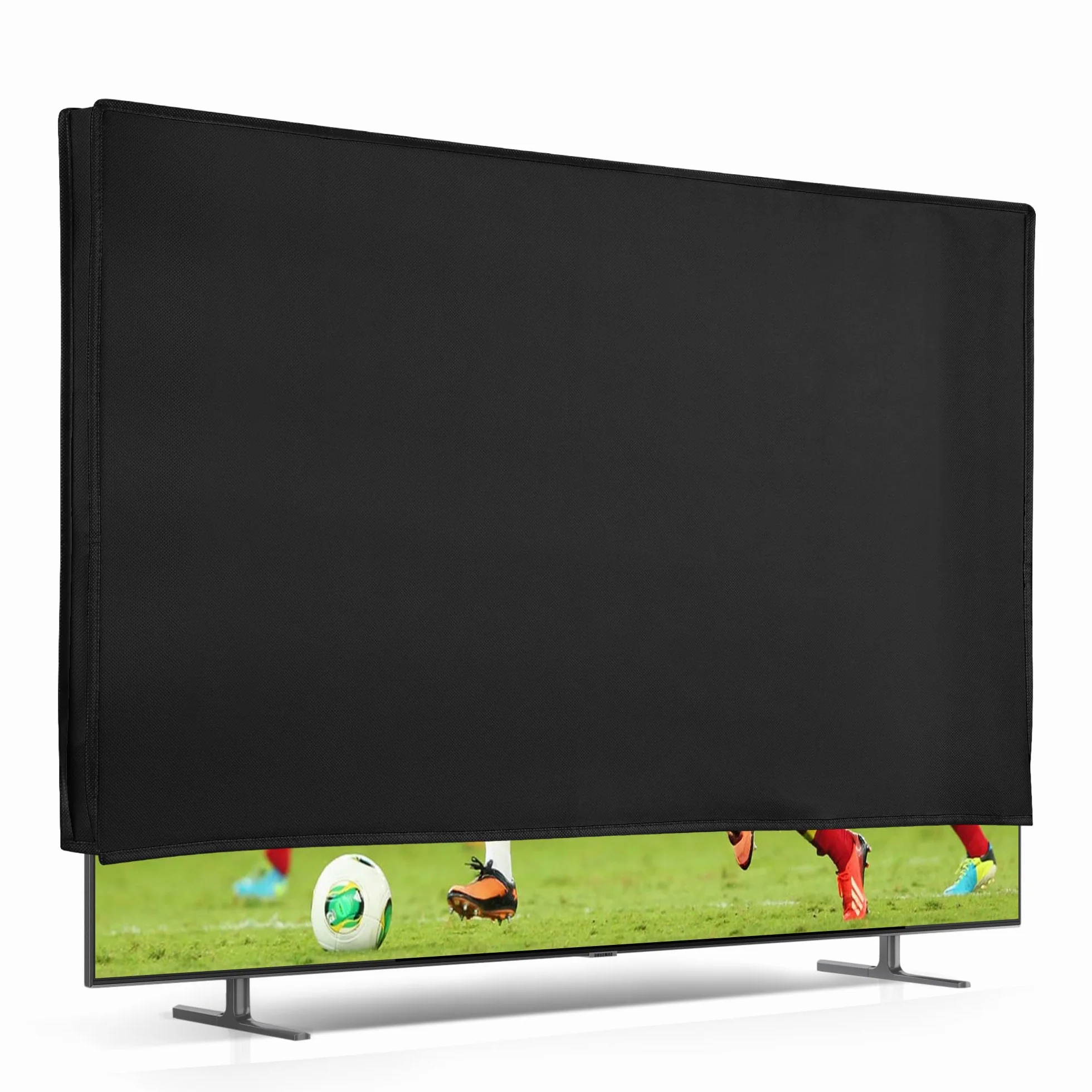 kwmobile Protezione TV 32" Cover Anti-Polvere Custodia Protettiva Interno Nero