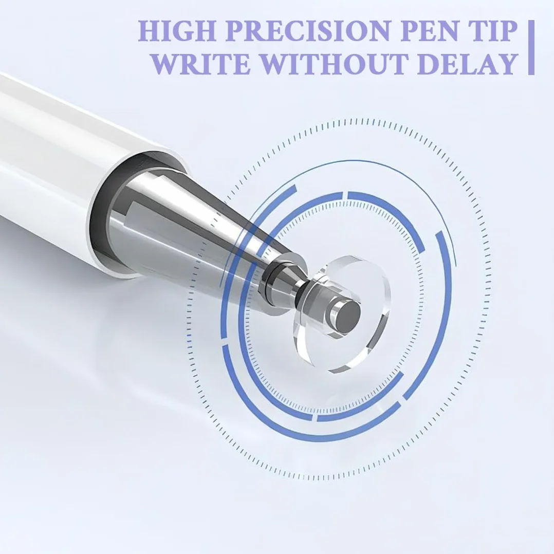 Pennini Stilo 2 in 1 per Touch Screen, Pennino Capacitivo a Punta Fine, Compatibile Cellulare e Tablet