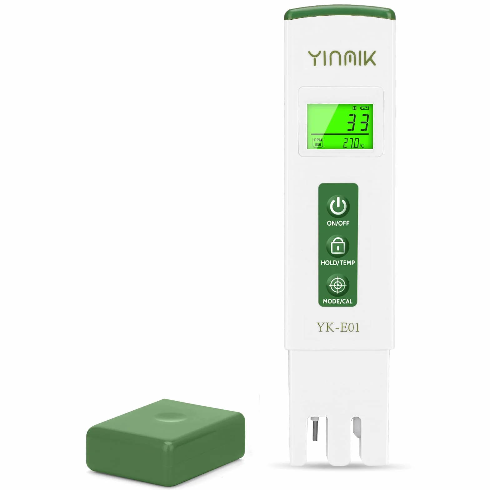 YINMIK Misuratore TDS Digitale Professionale con EC e Temperatura Tester Acqua ad Alta Precisione ATC Modalità PPM500/PPM700 Misuratore di Conduttività per Idroponica Acquari Piscine e Acqua Potabile